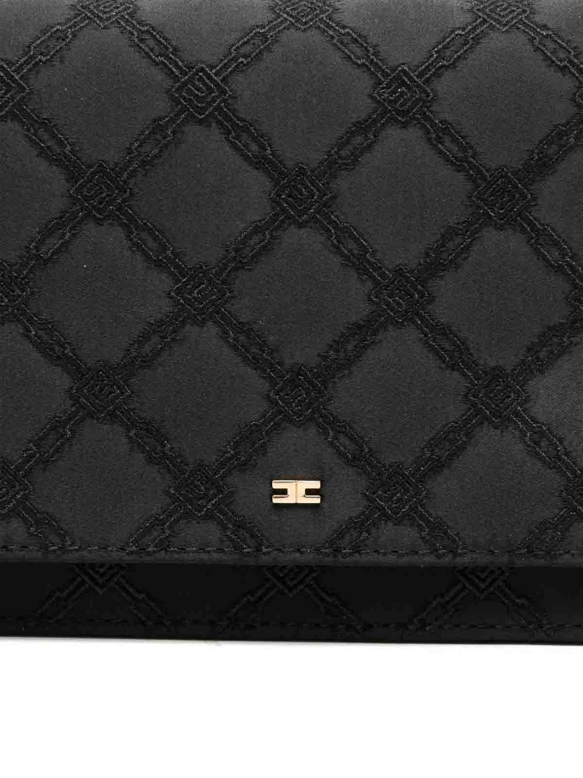 ELISABETTA FRANCHI BOLSA BANDOLERA - NEGRO