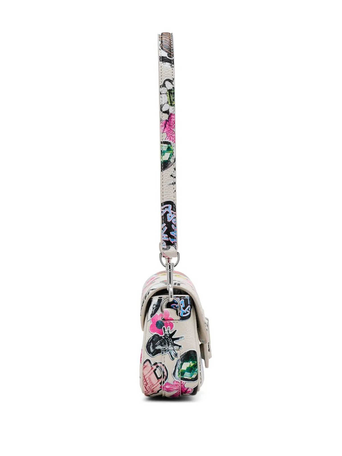 Marc Jacobs The Sticker Clover Shoulder Bag In White