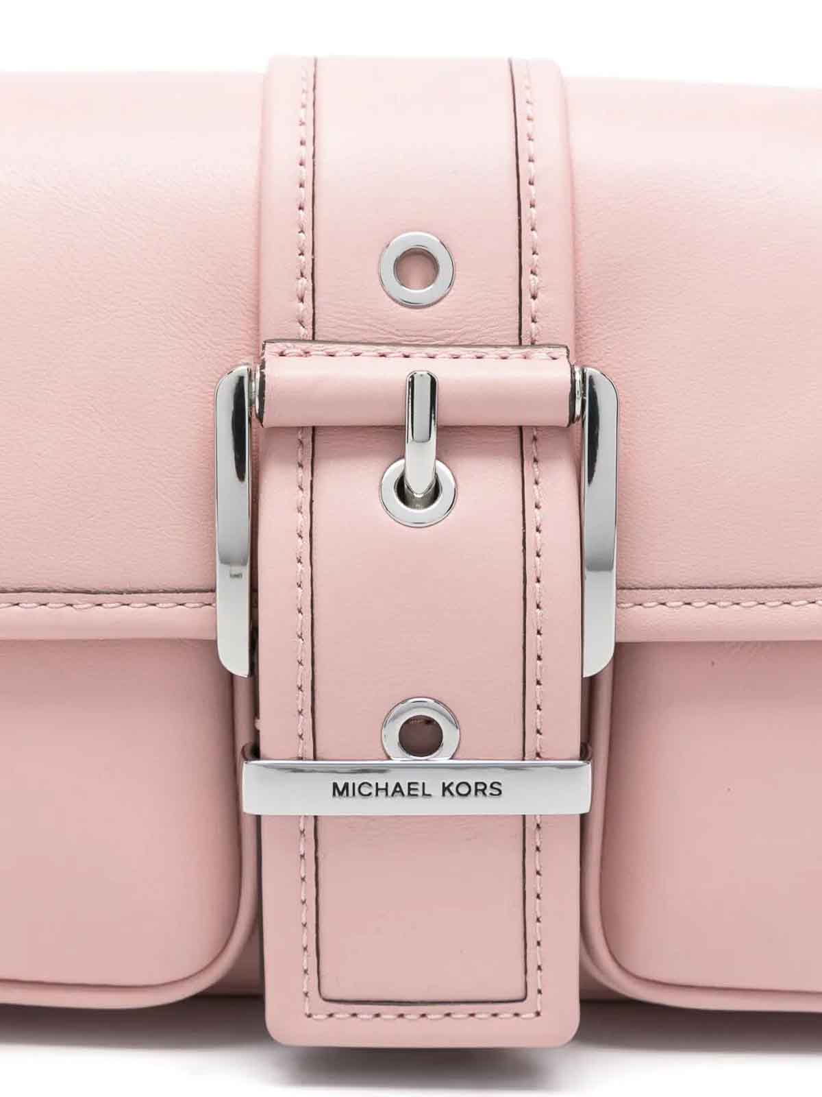 Michael Kors Colby Medium Shoulder Bag In Pink