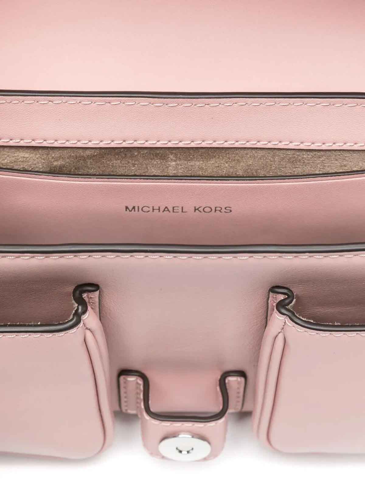 Michael Kors Colby Medium Shoulder Bag In Pink