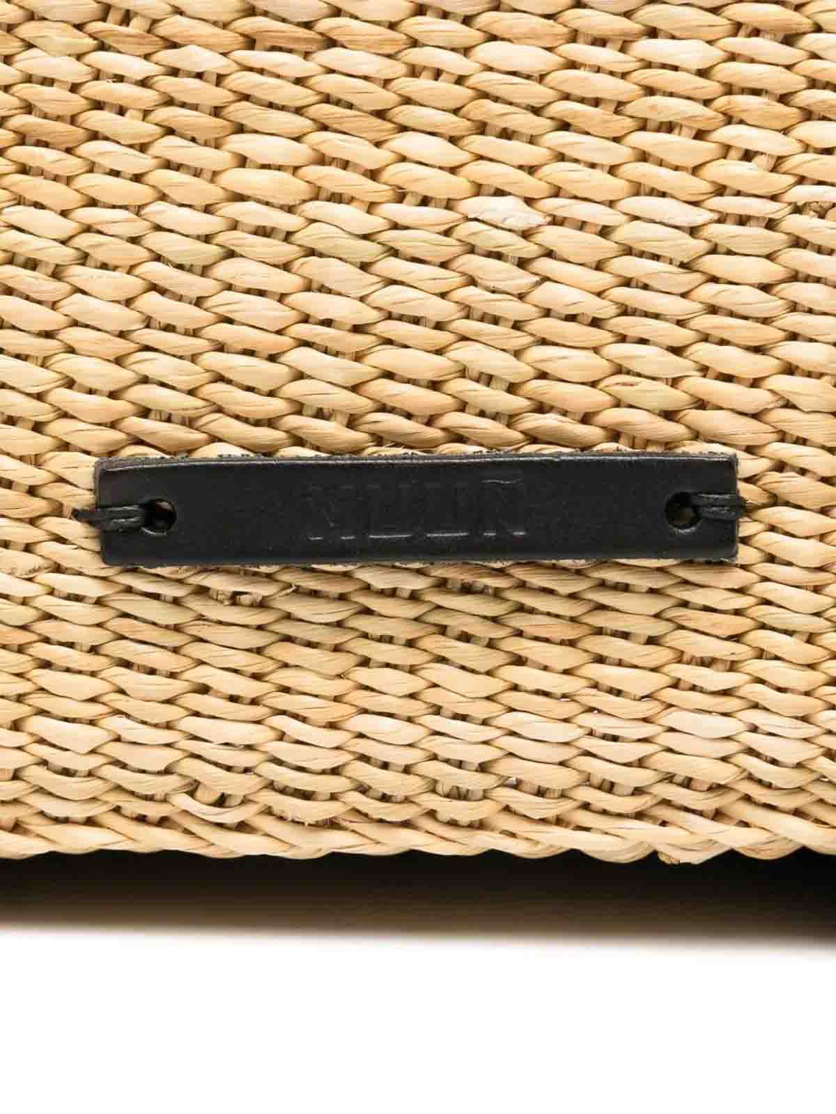 Muun Jerome Straw Bag In Nude & Neutrals