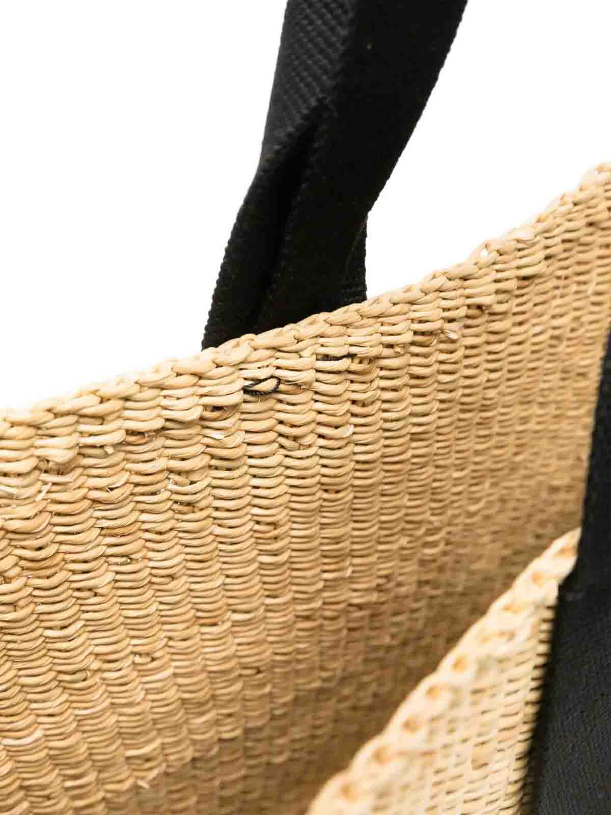Muun Jerome Straw Bag In Nude & Neutrals