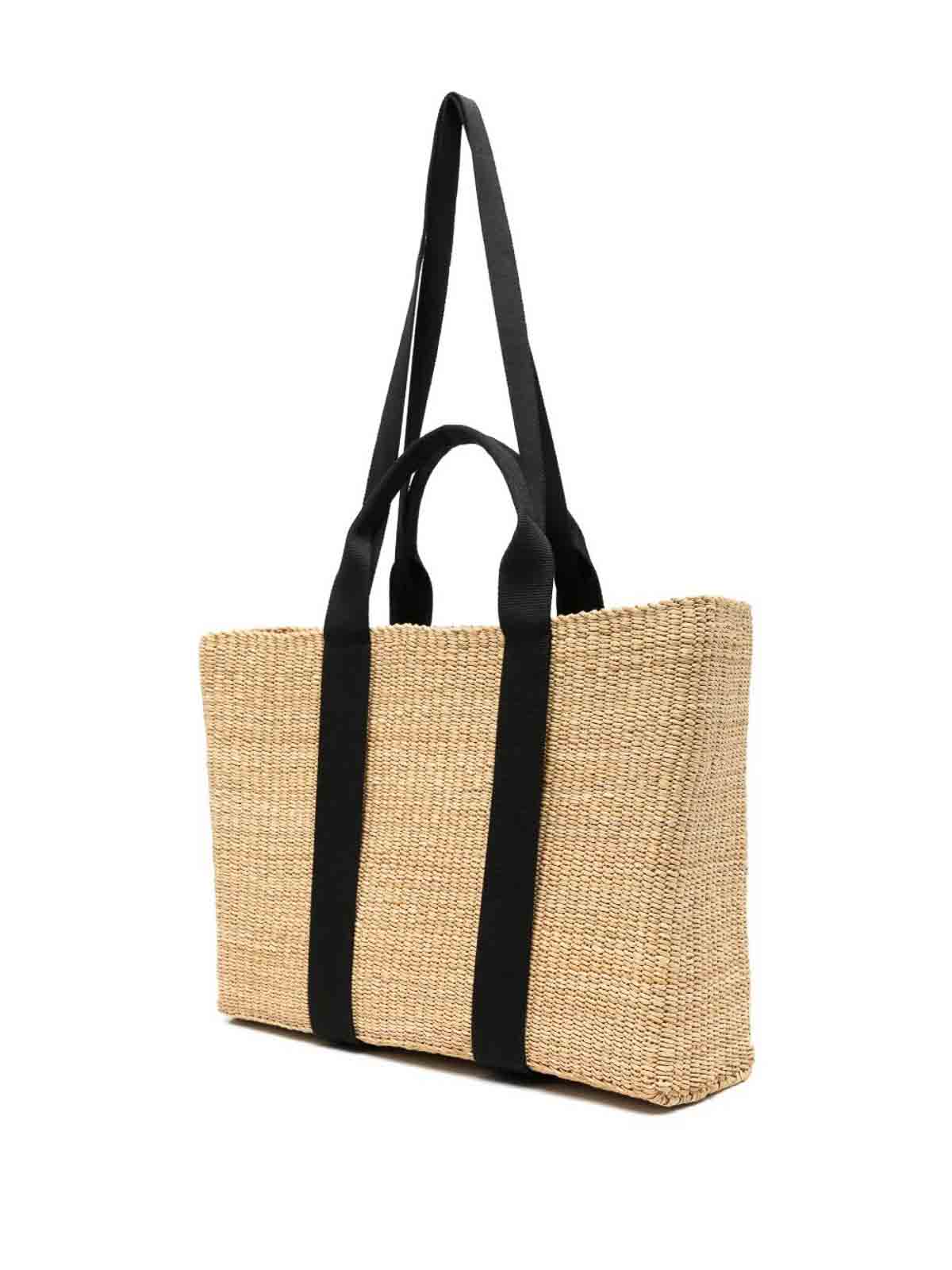 Muun Jerome Straw Bag In Nude & Neutrals