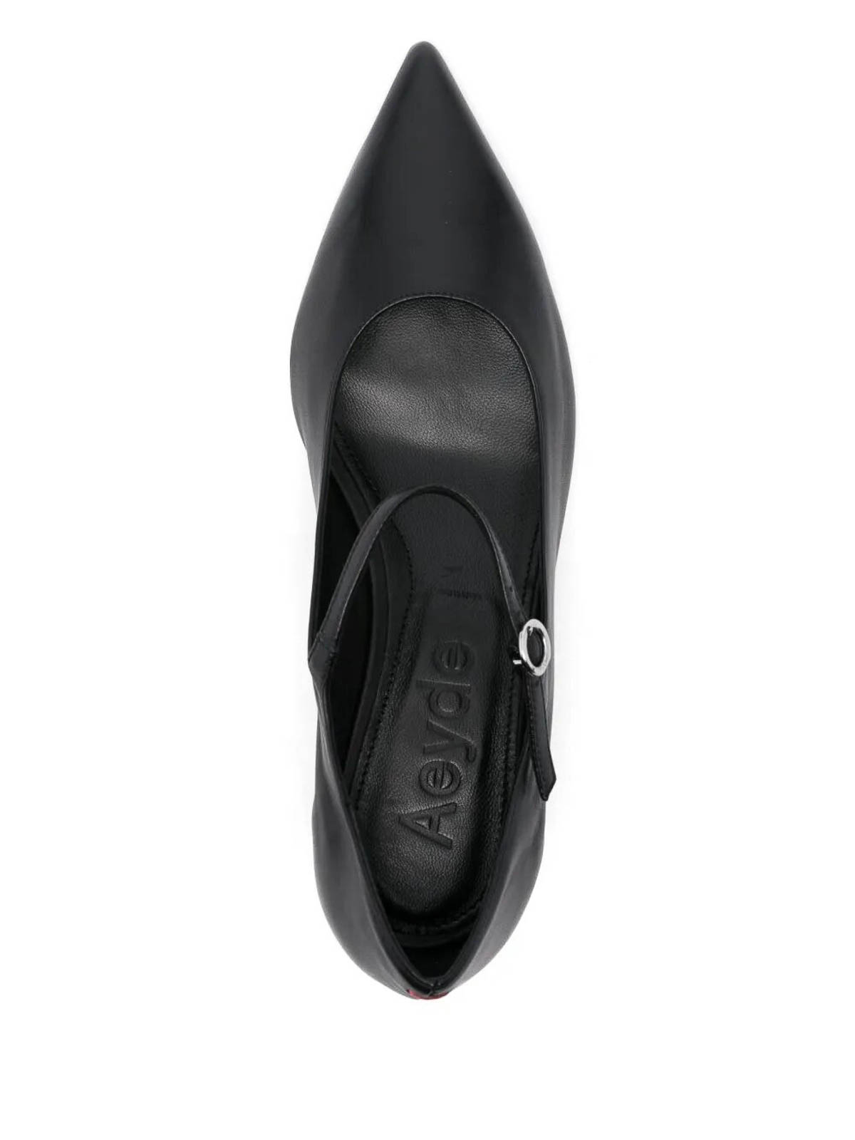 Aeyde Women's Polina Nappa Leather Sandal In Black