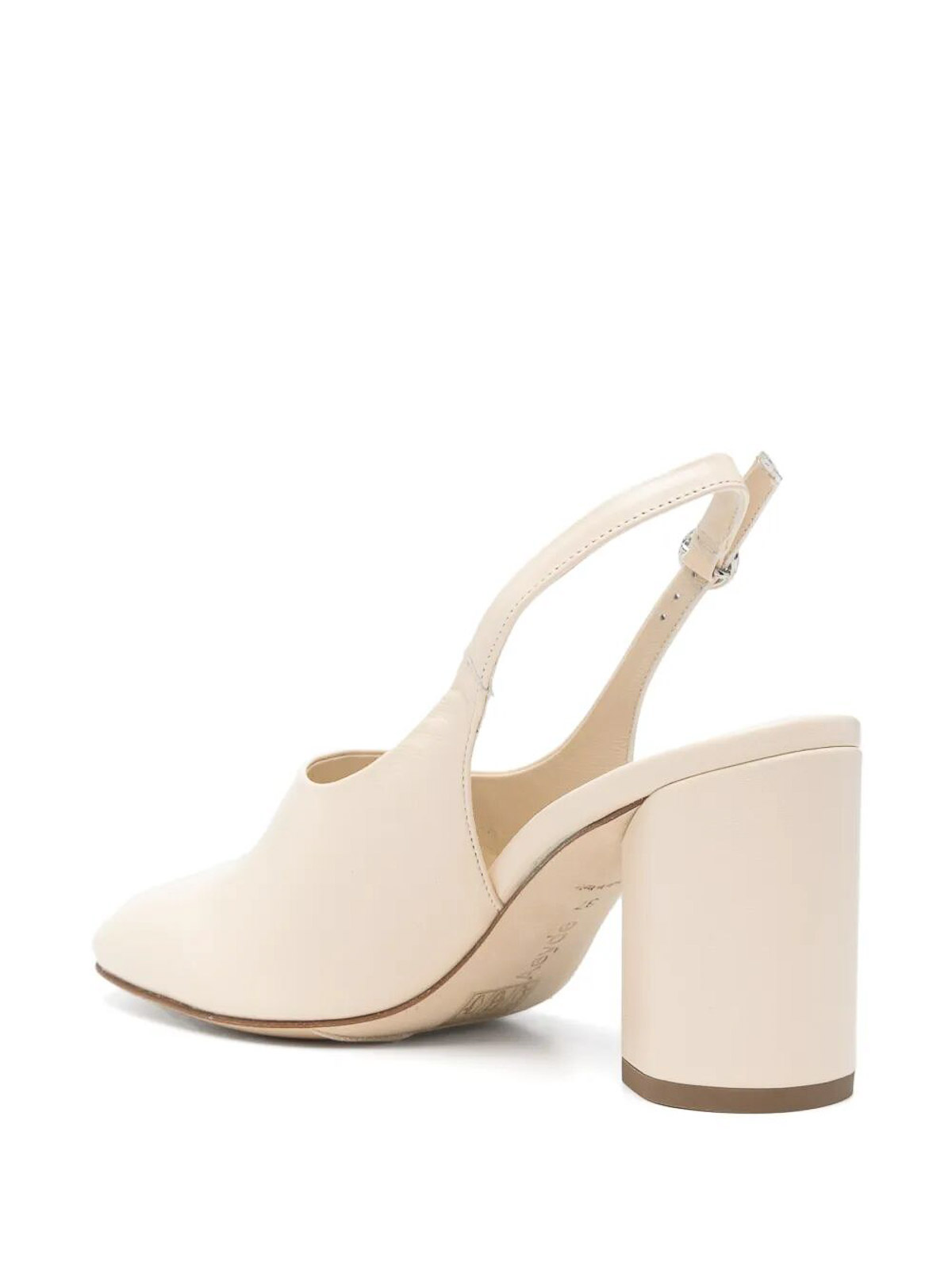 Aeyde Jamila Nappa Leather Creamy In Nude & Neutrals