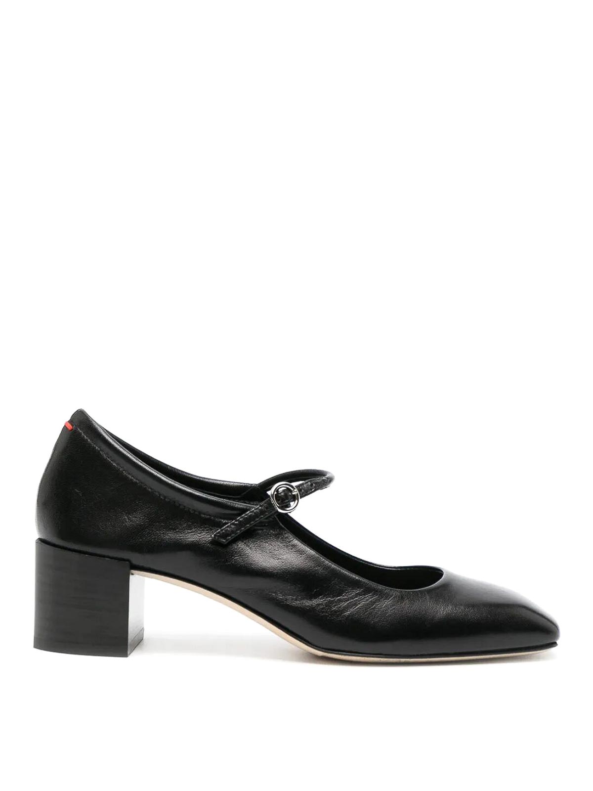 Aeyde Aline Nappa Leather Black Shoes In Black