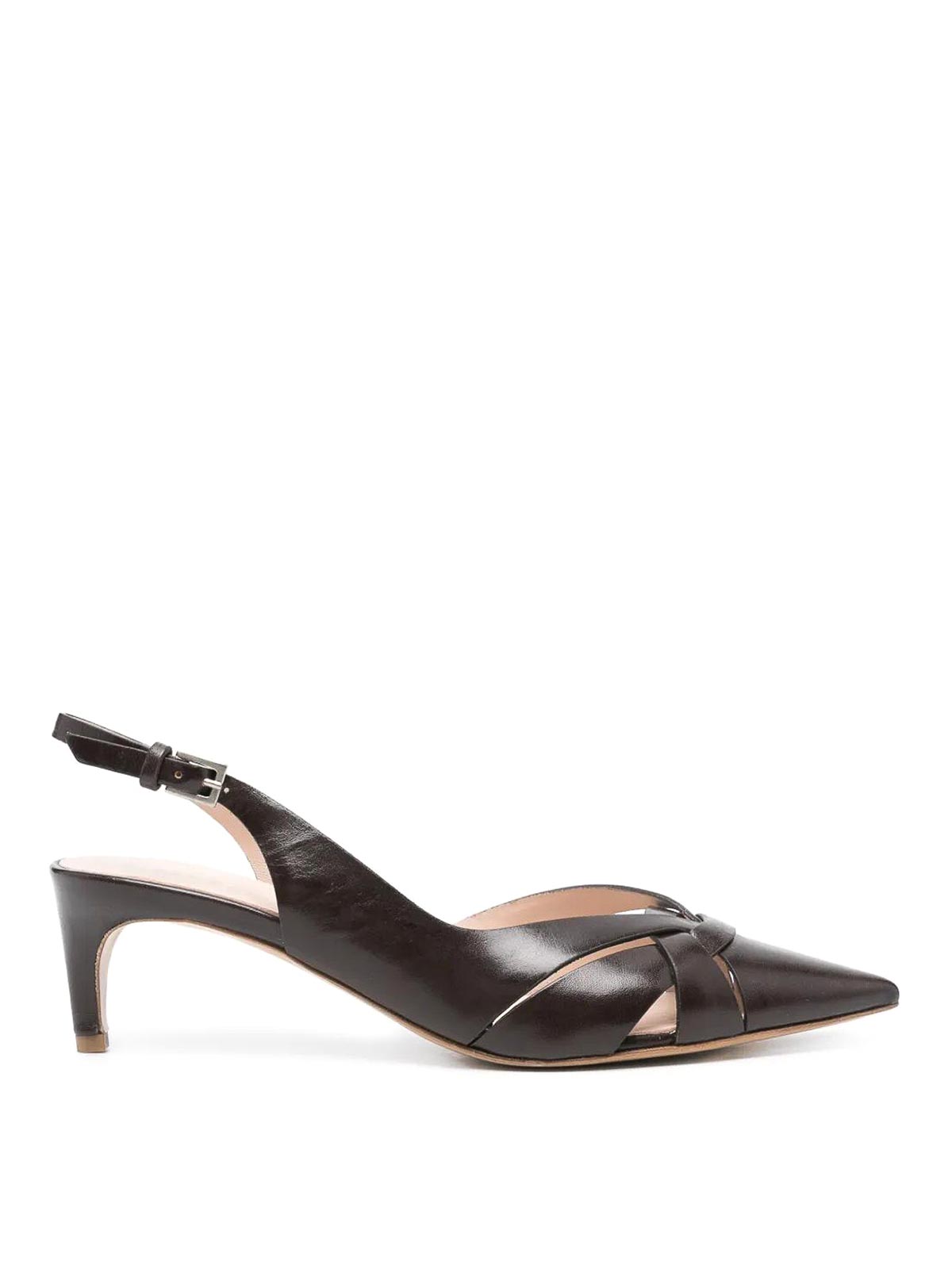 Fabrizio Del Carlo Paris Sling Back In Brown