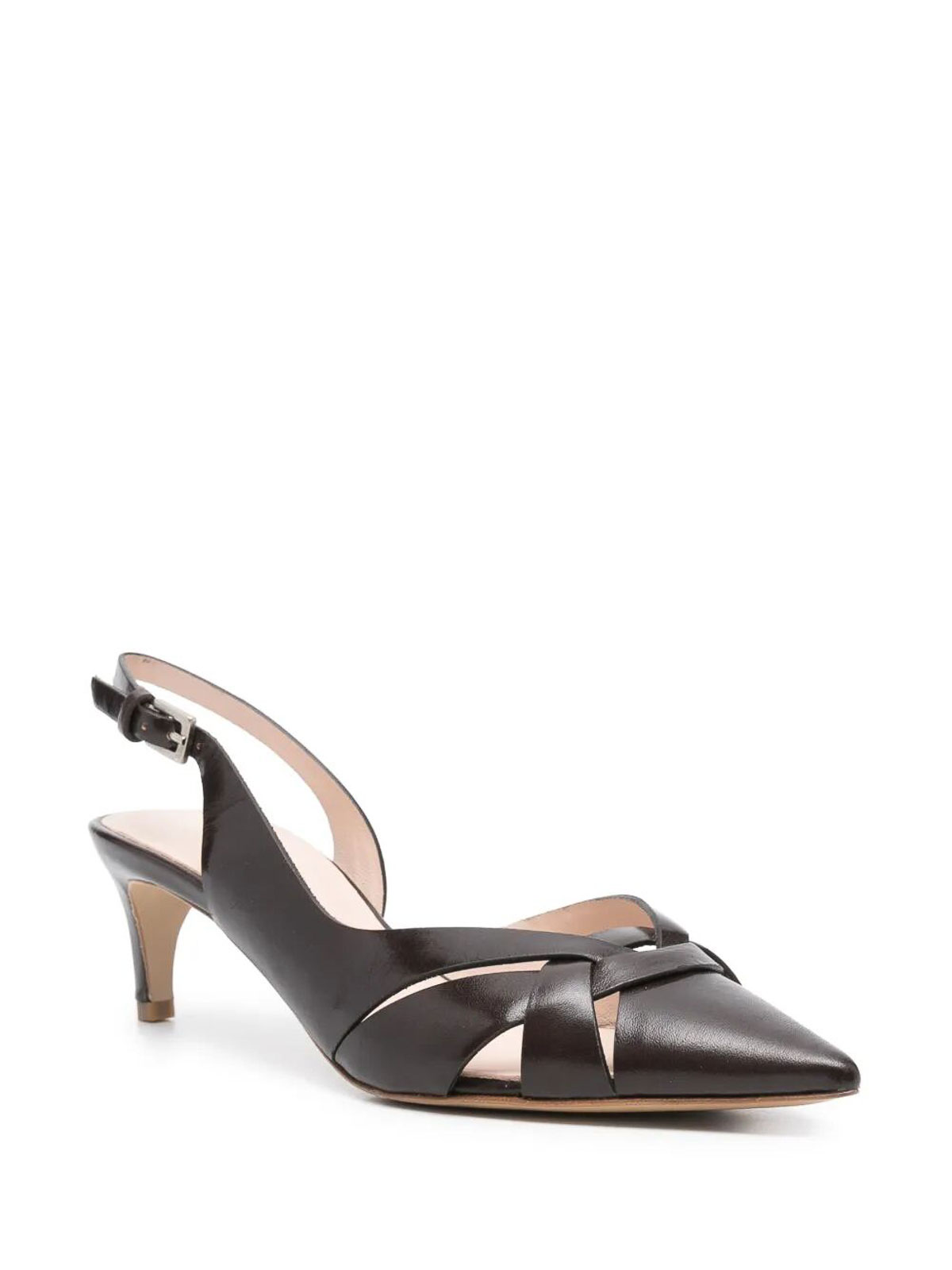 Fabrizio Del Carlo Paris Sling Back In Brown
