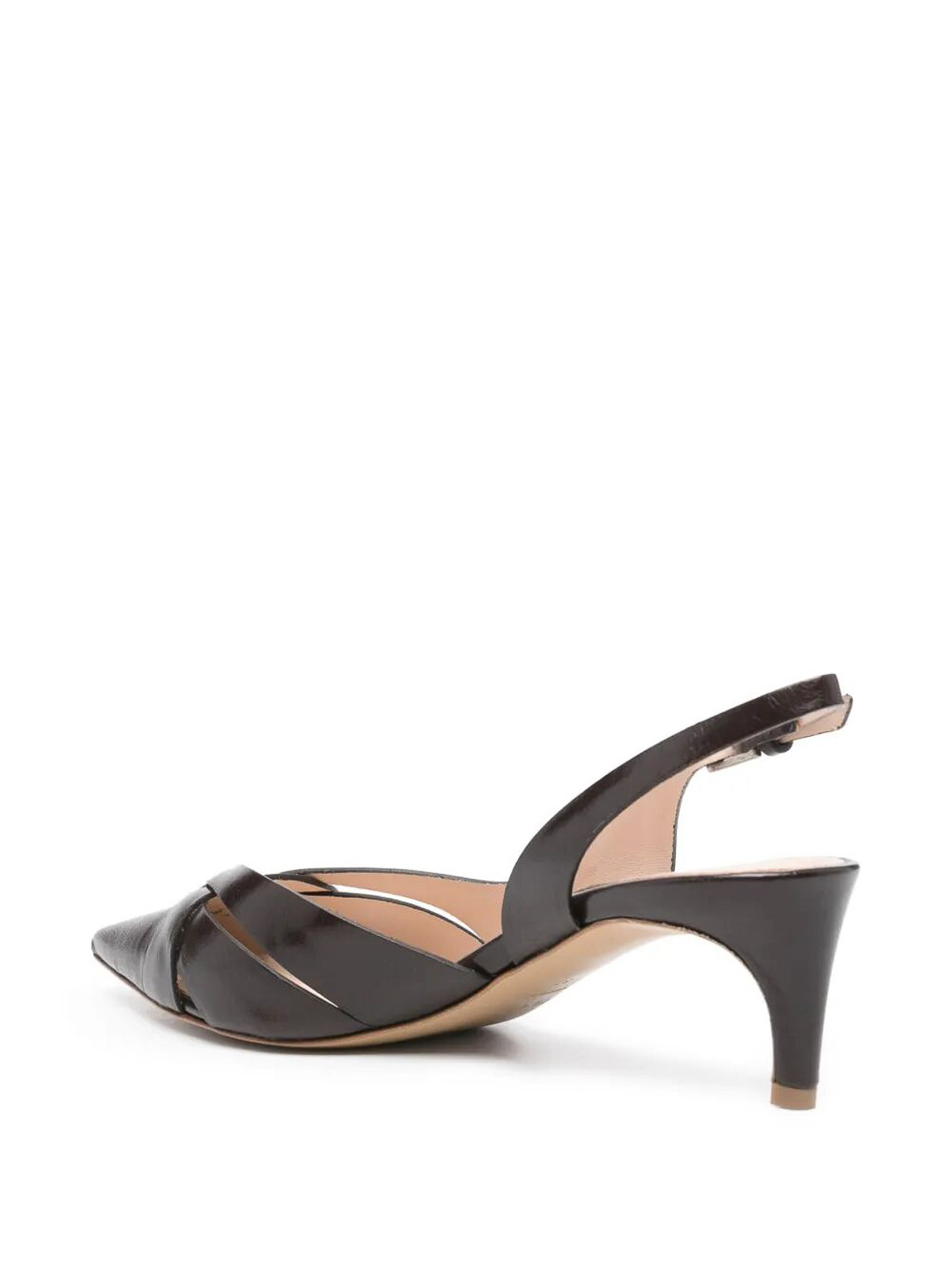 Fabrizio Del Carlo Paris Sling Back In Brown