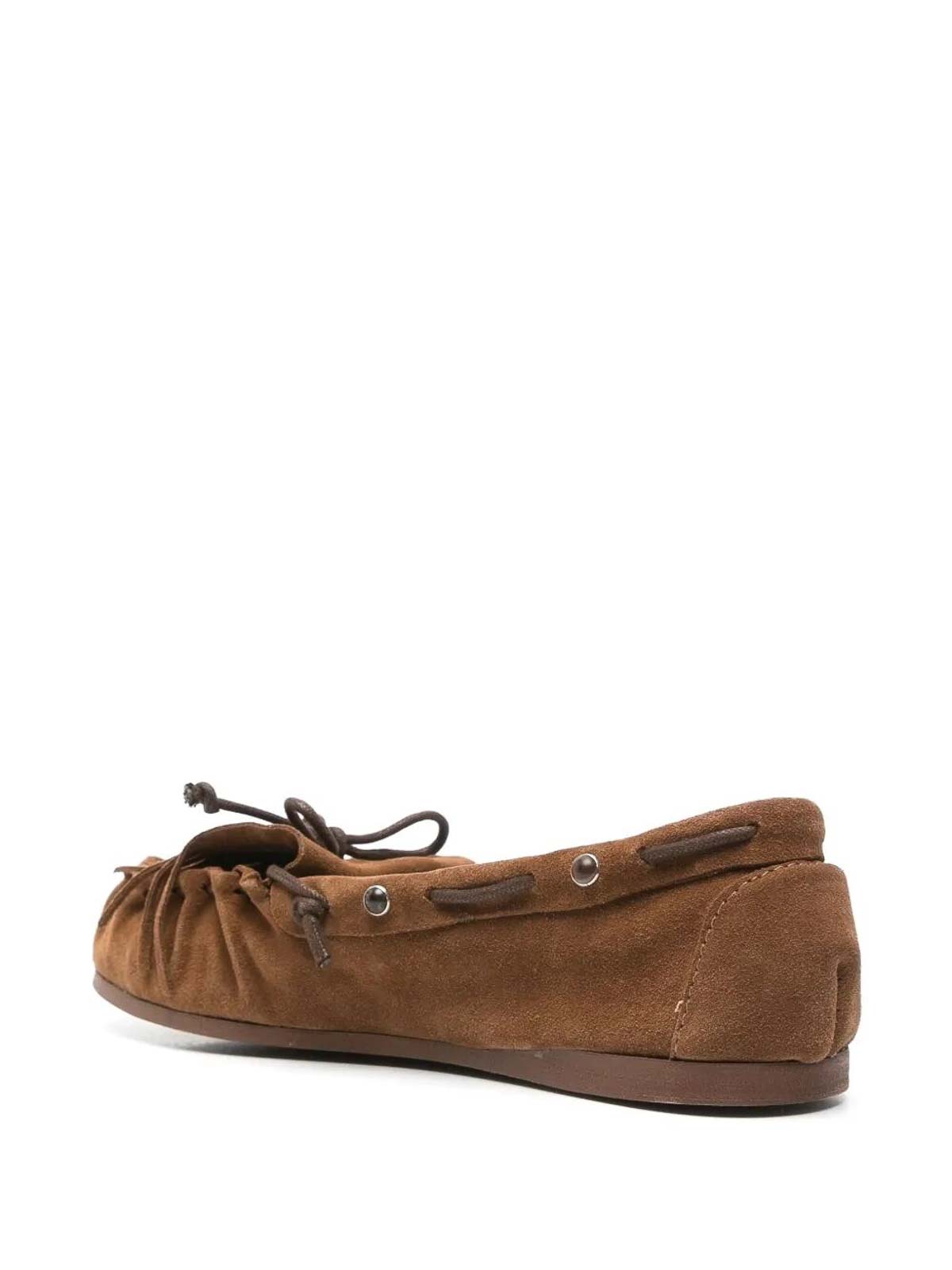 P.a.r.o.s.h Fringes Loafer Shoes In Brown