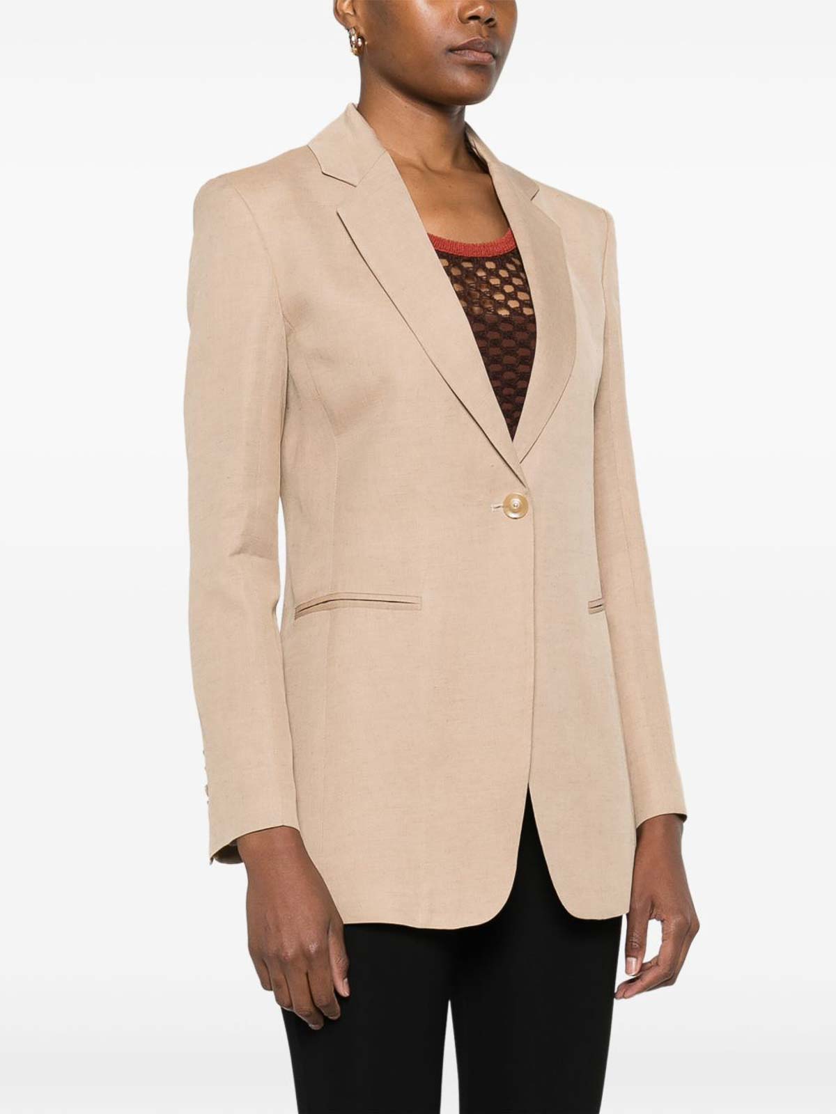 Shop Dondup Blazer - Beis
