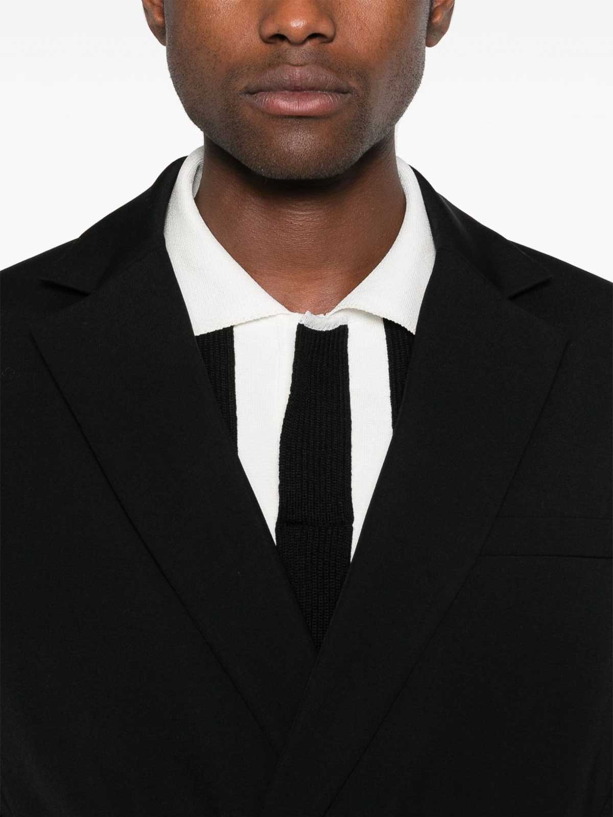 Jacquemus Double-breasted Jacket Featuring Shoulder Pads