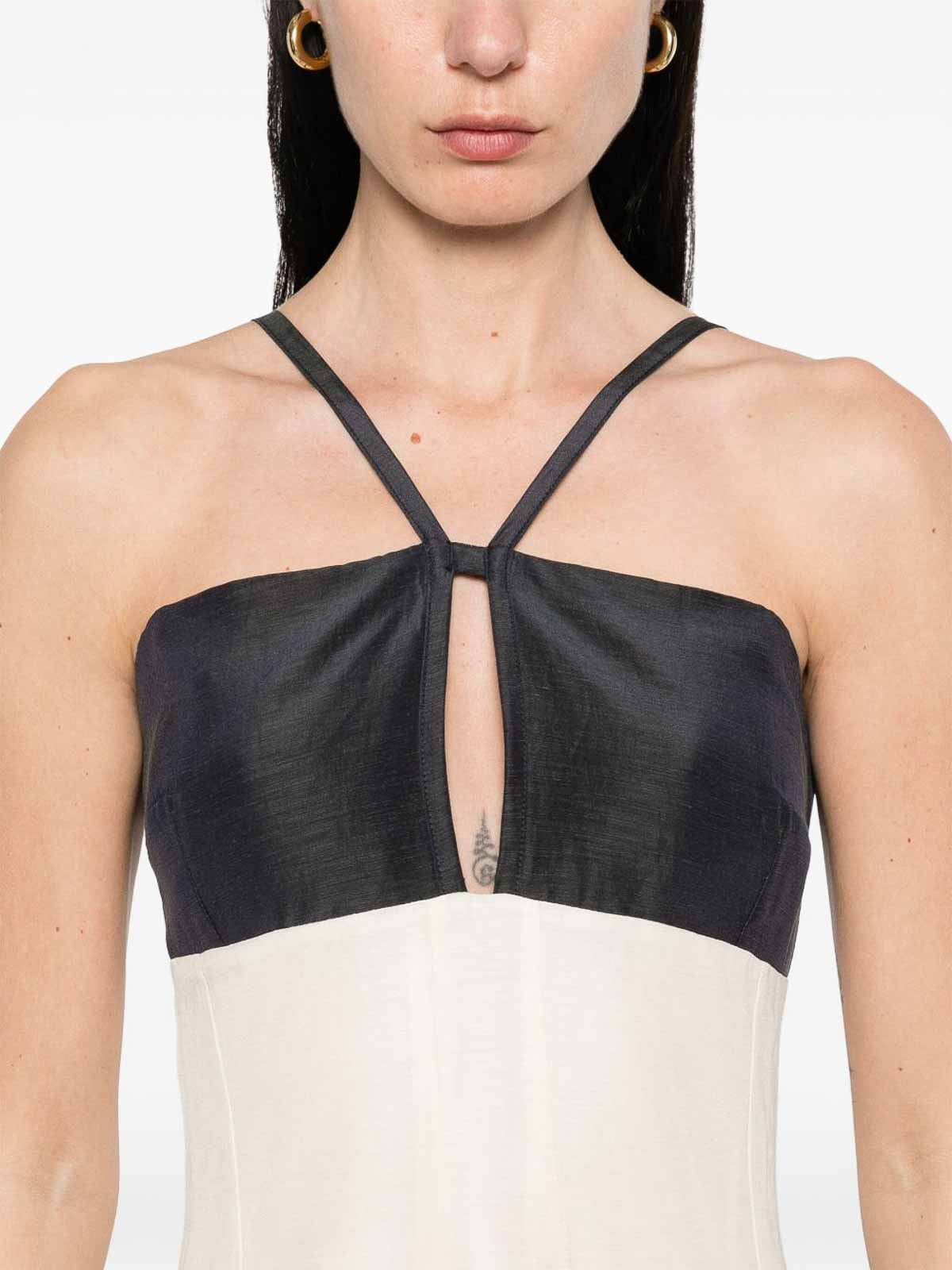 Shop Raquel Diniz Vestido Largo - Blanco