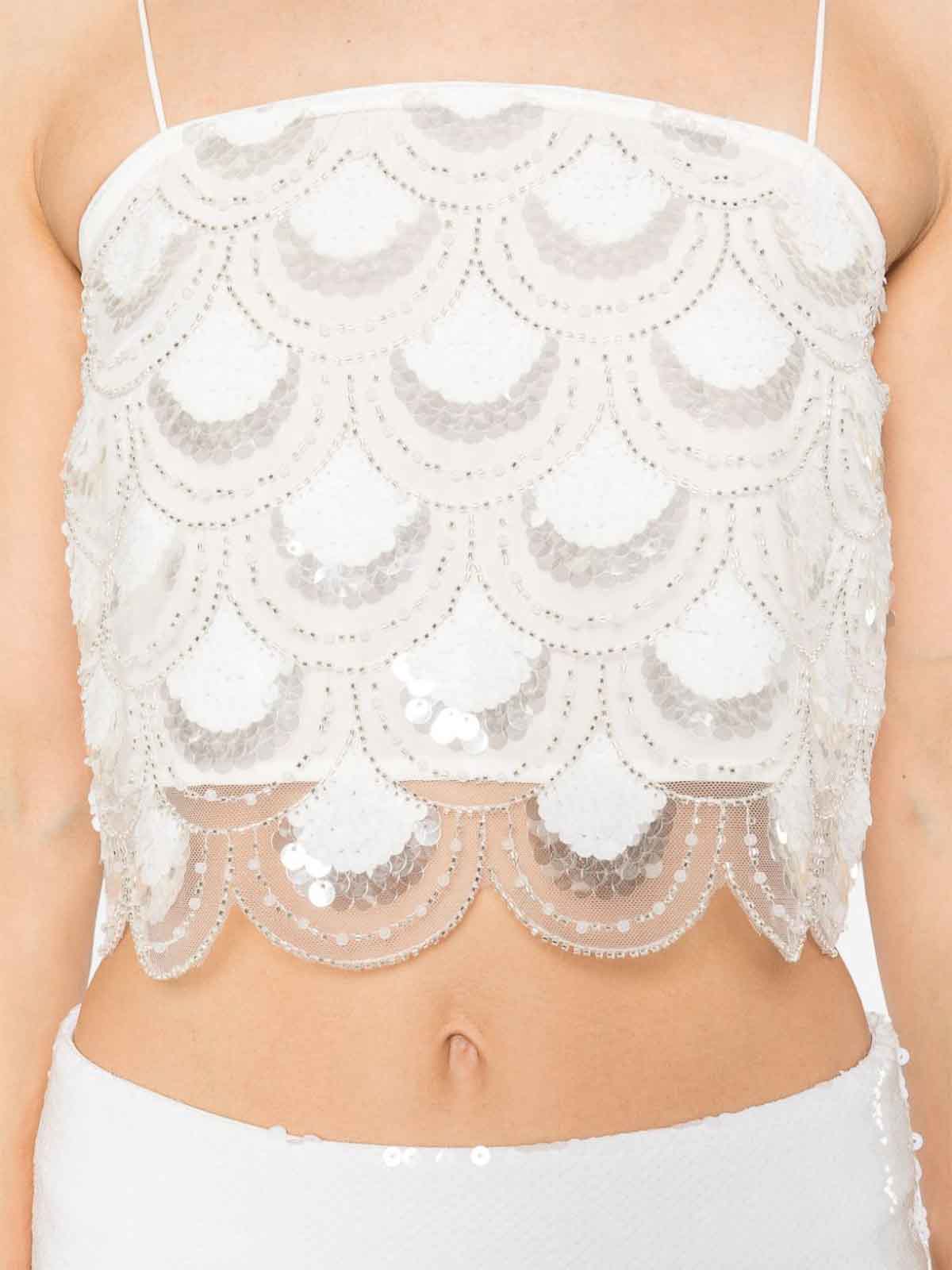 ROTATE BIRGER CHRISTENSEN TOP - BLANCO