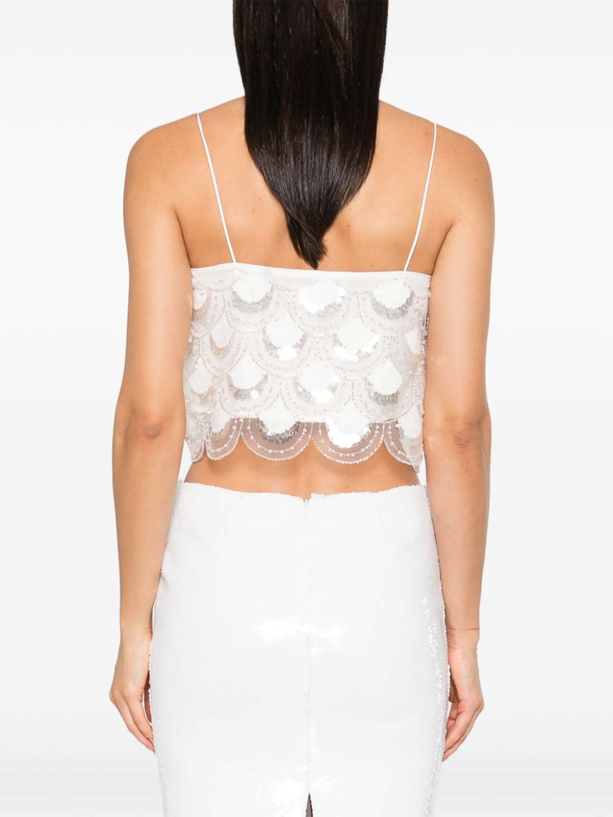 ROTATE BIRGER CHRISTENSEN TOP - BLANCO
