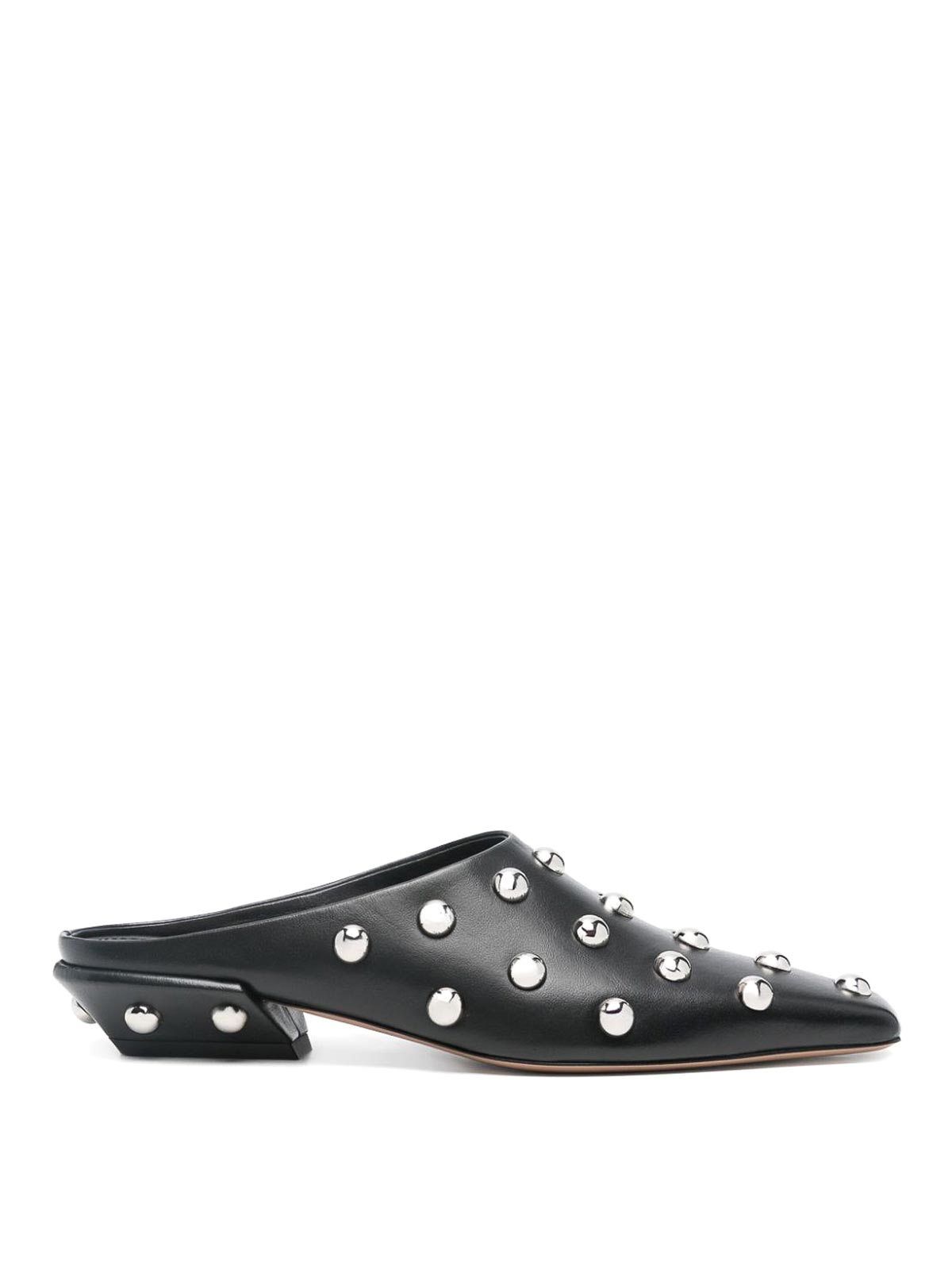 Paris Texas Studded Pointed Toe Mule
