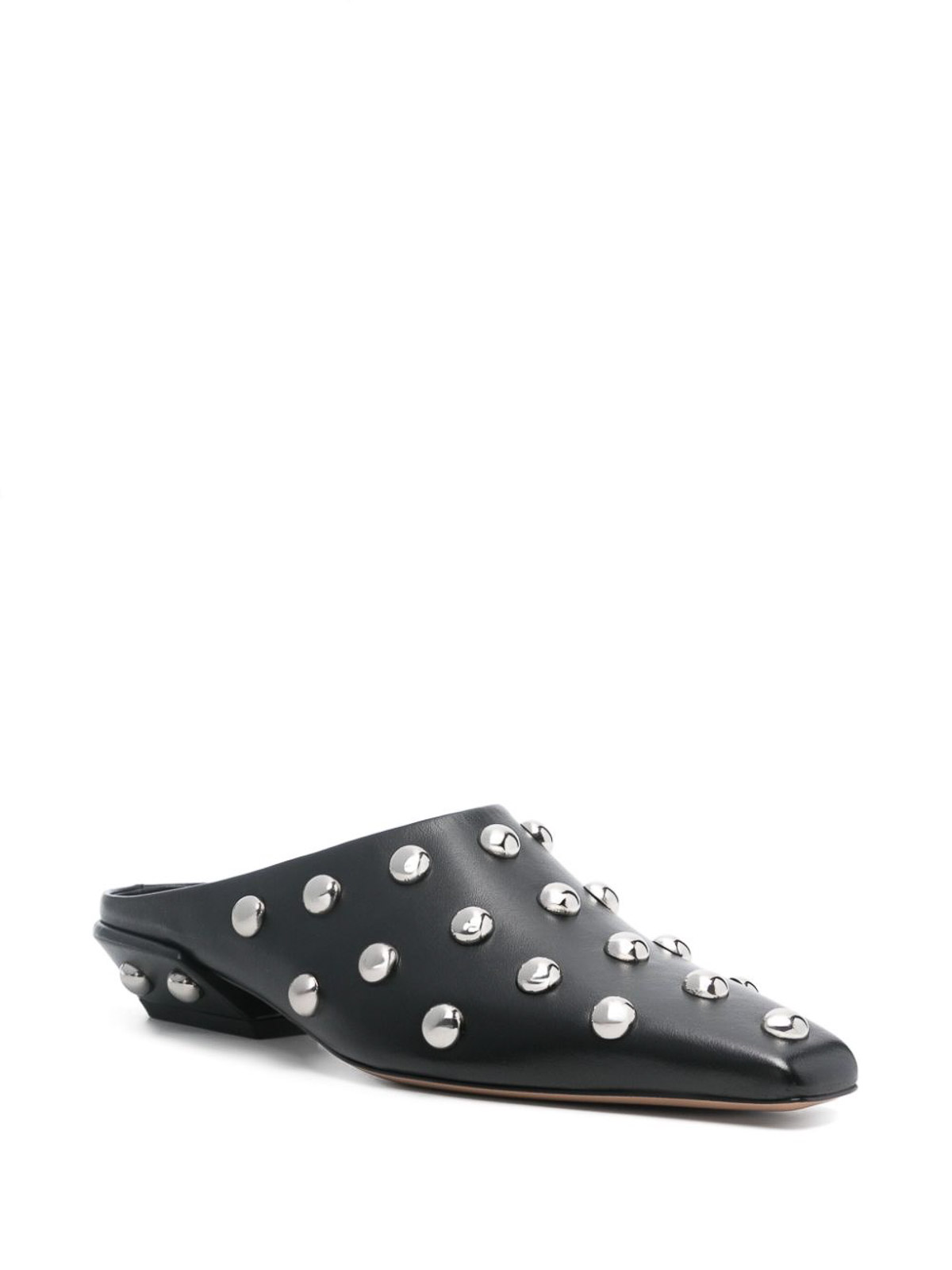 Paris Texas Studded Pointed Toe Mule