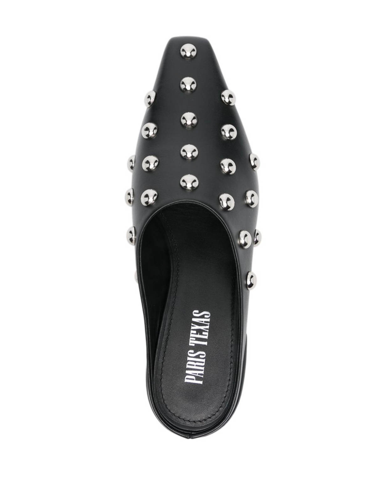 Paris Texas Studded Pointed Toe Mule