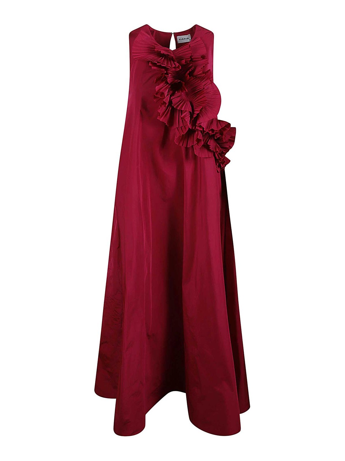 P.A.R.O.S.H VESTIDO DE NOCHE - FUCSIA 