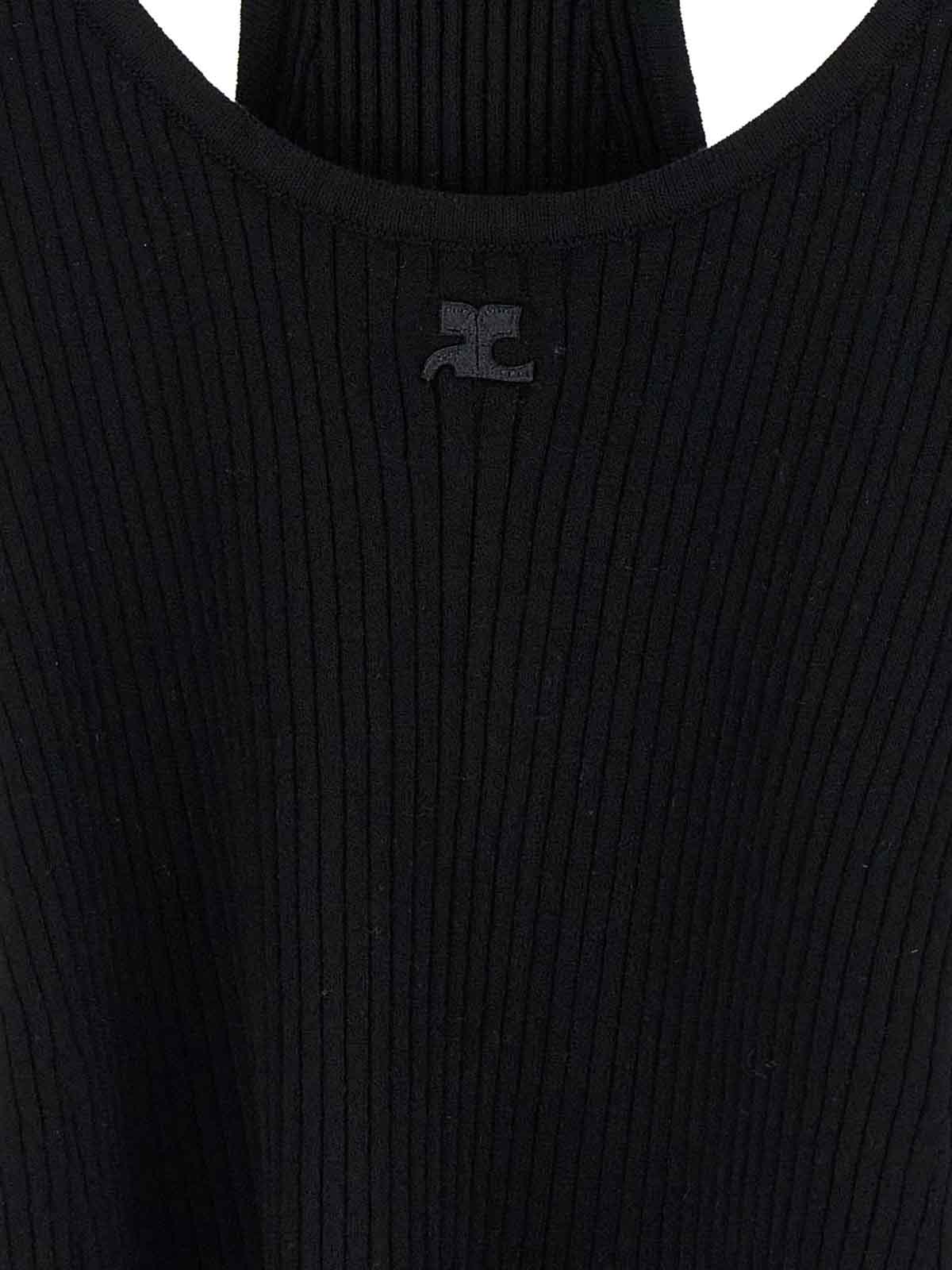 Shop Courrèges Top - Negro