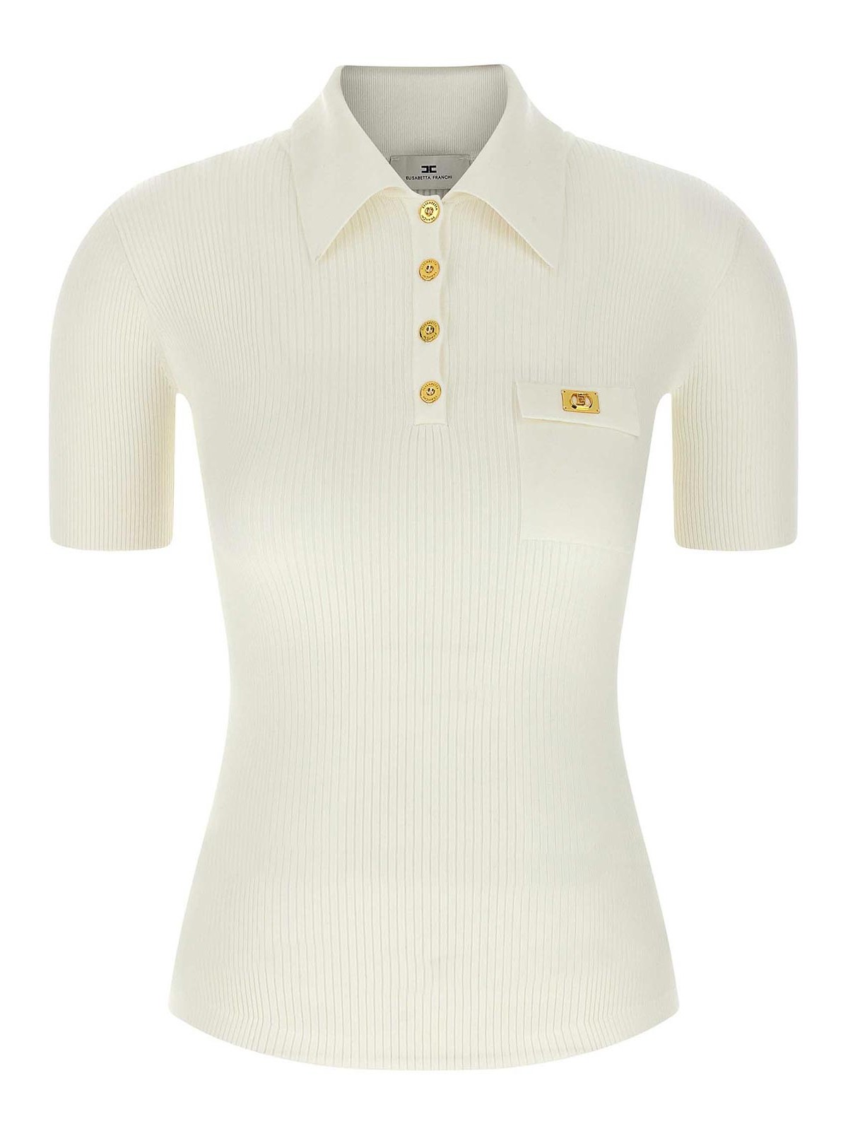 Elisabetta Franchi Logo Polo Shirt