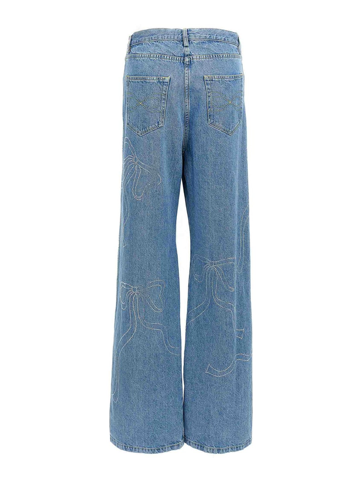 MACH & MACH JEANS BOOT-CUT - AZUL CLARO