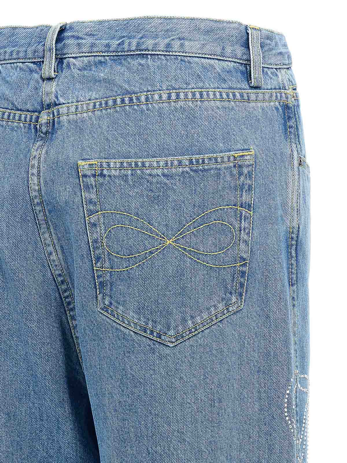 MACH & MACH JEANS BOOT-CUT - AZUL CLARO