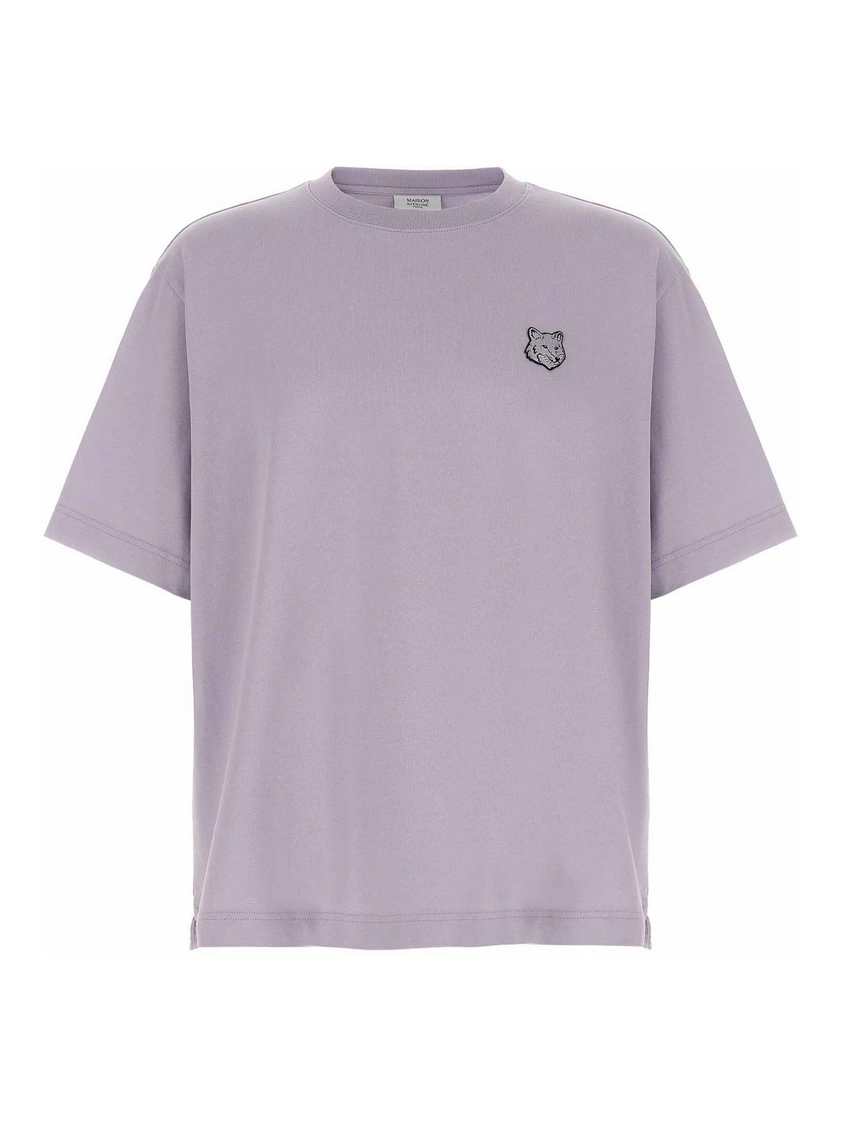 Tシャツ・カットソー MAISON KITSUNE Men T Shirts LM00107KJ01190173 Purple Maison Kitsuné T-Shirt - Purple - Men | LM00107KJ01190173
