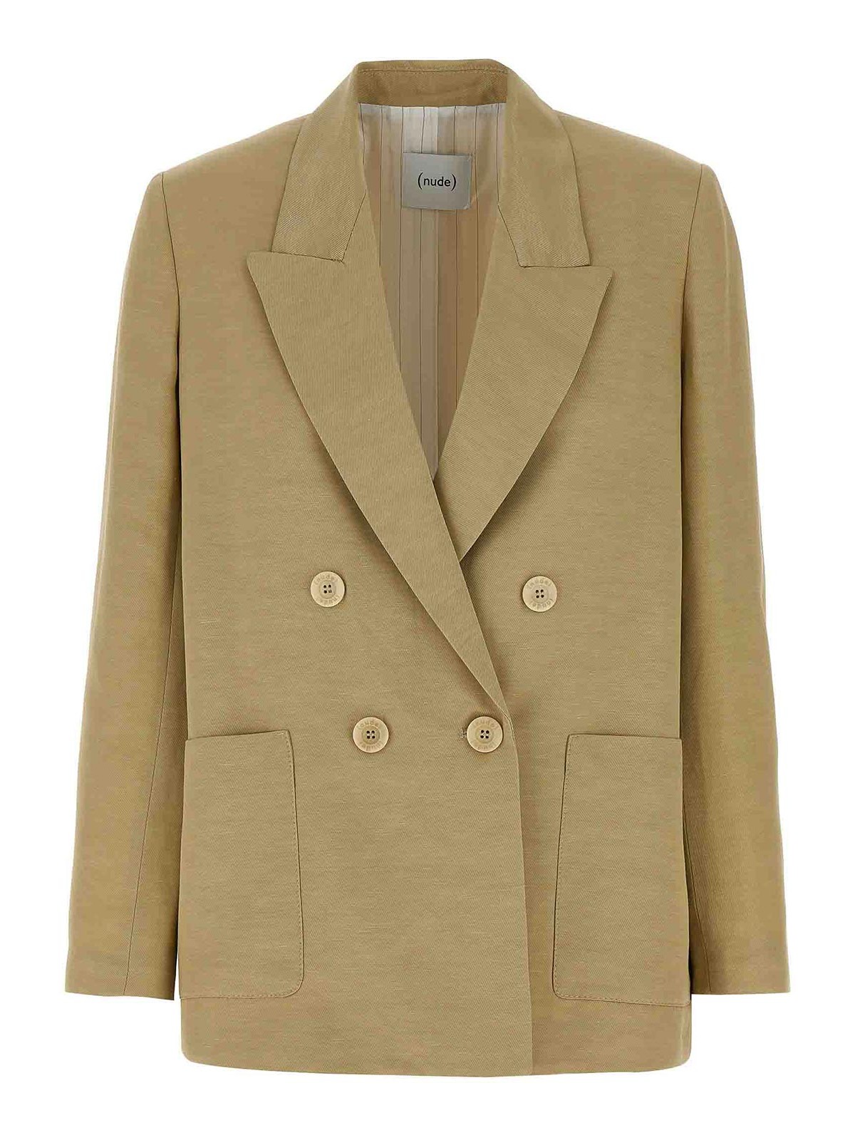 Nude Linen Blazer