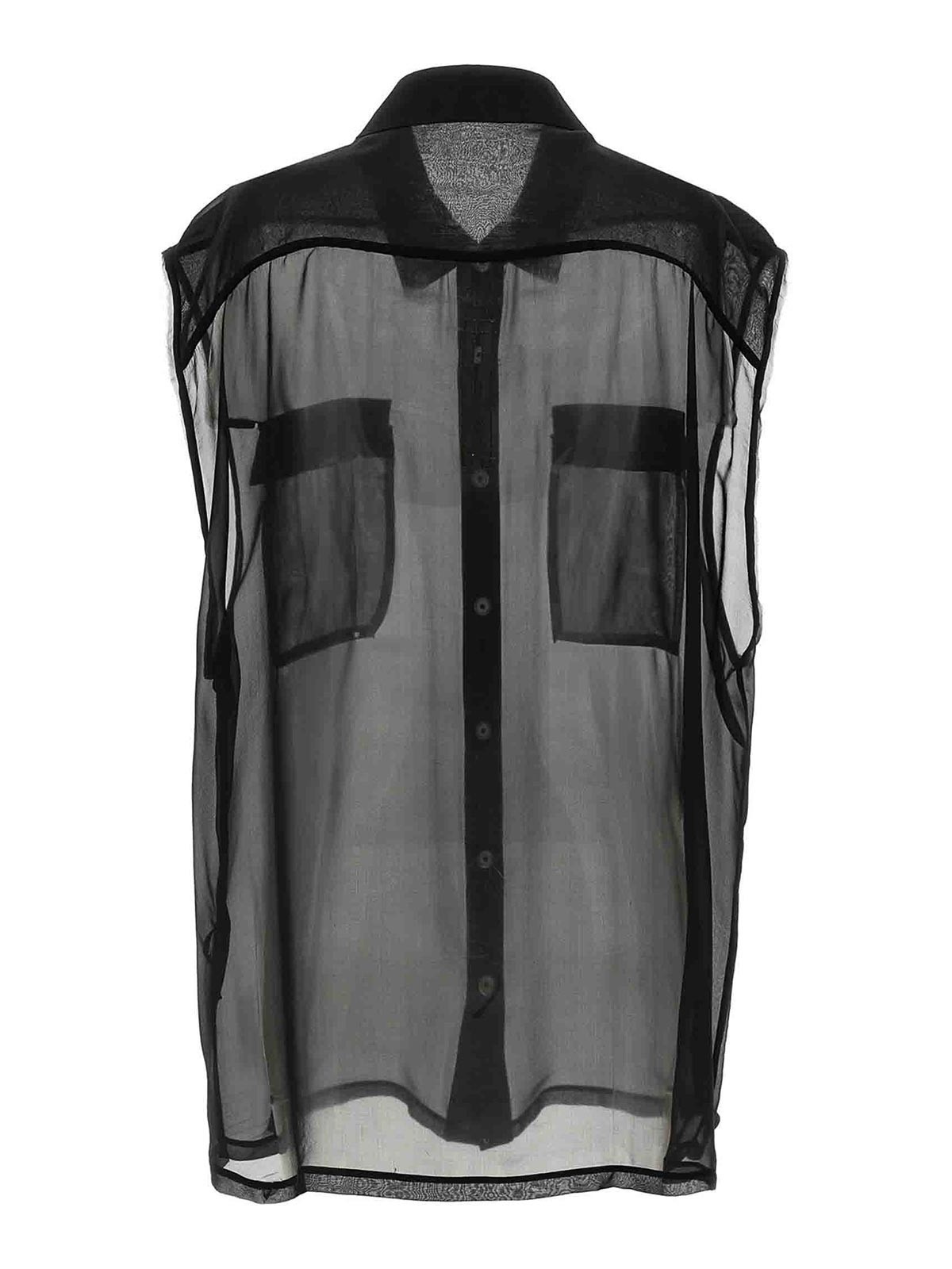 Shop Rick Owens Camisa - Negro