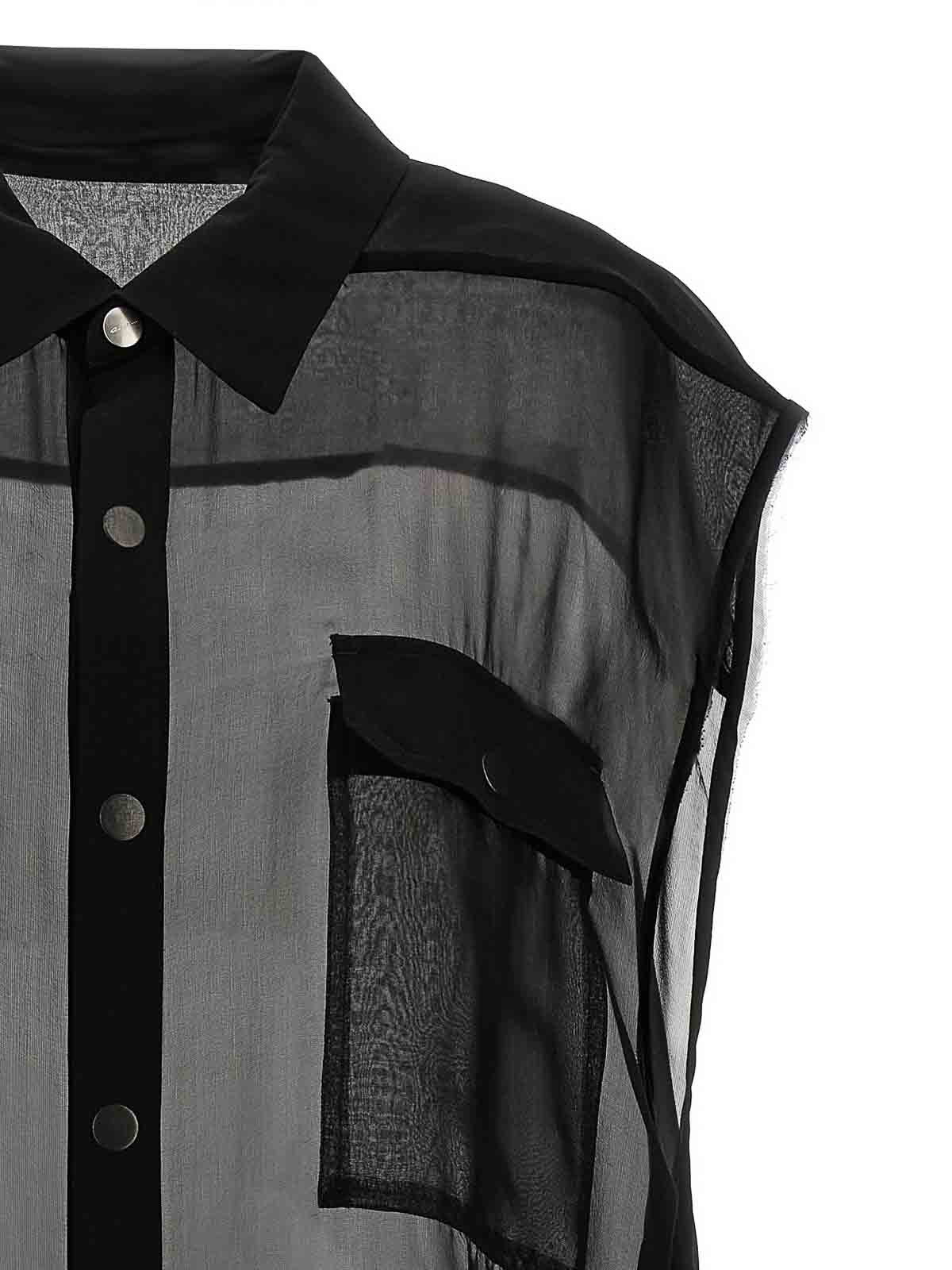 Shop Rick Owens Camisa - Negro