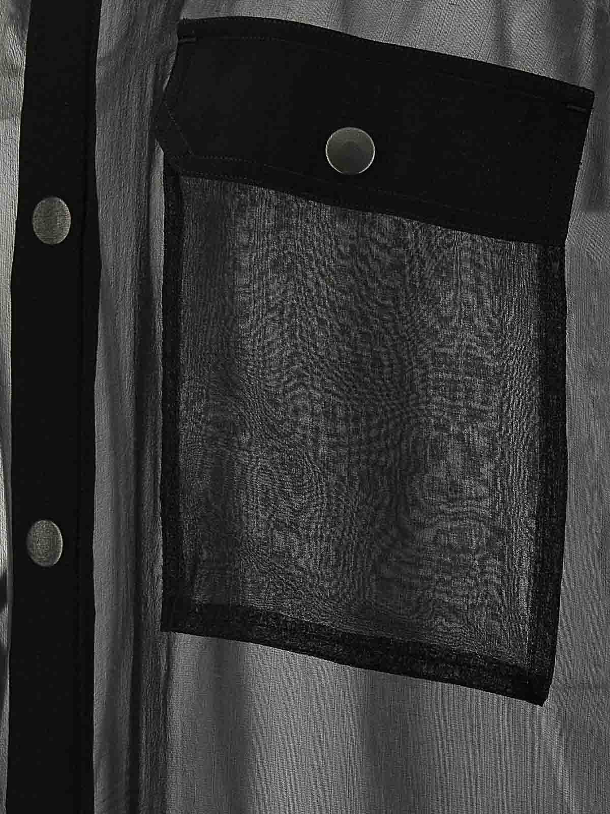 RICK OWENS CAMISA - NEGRO