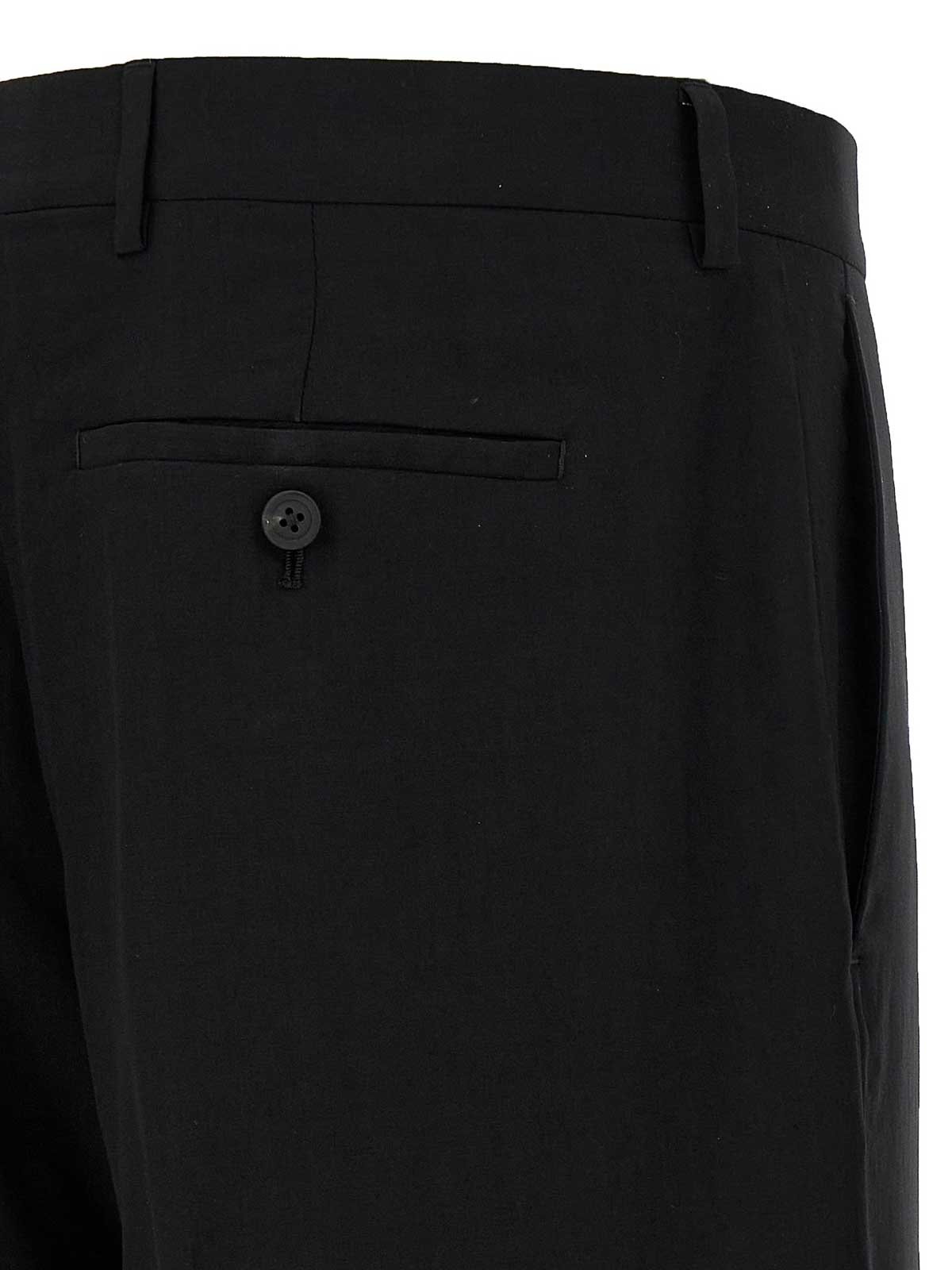 Rick Owens Black Tailored Dietrich Pants