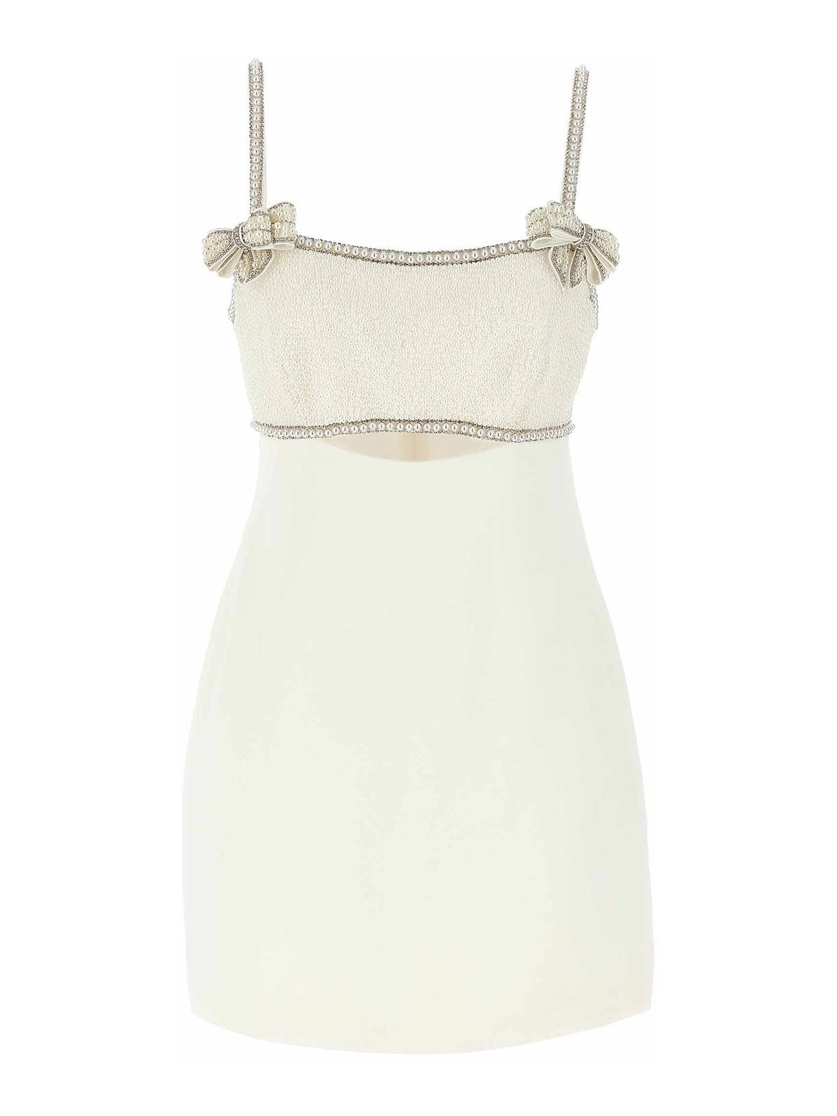 Shop Self-portrait Vestido Corto - Blanco