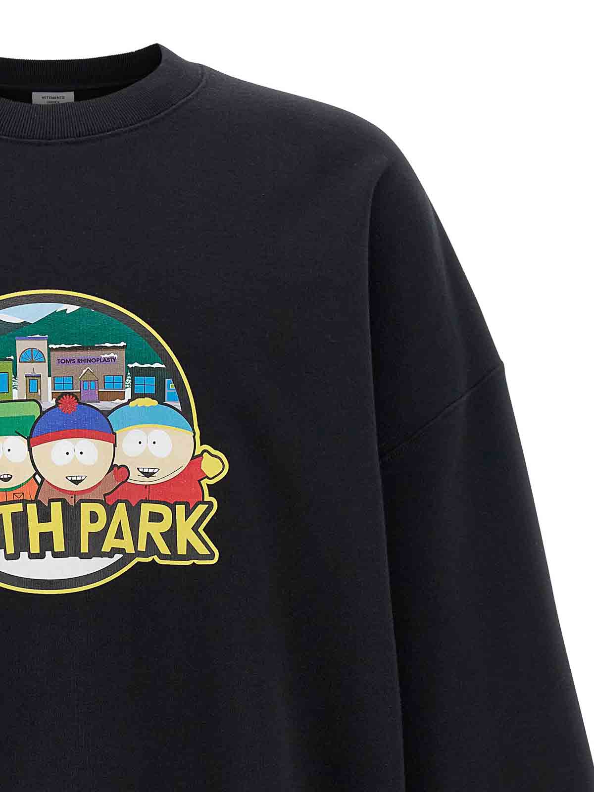 Vetements Black Runway 'south Park' Oversized Sweatshirt