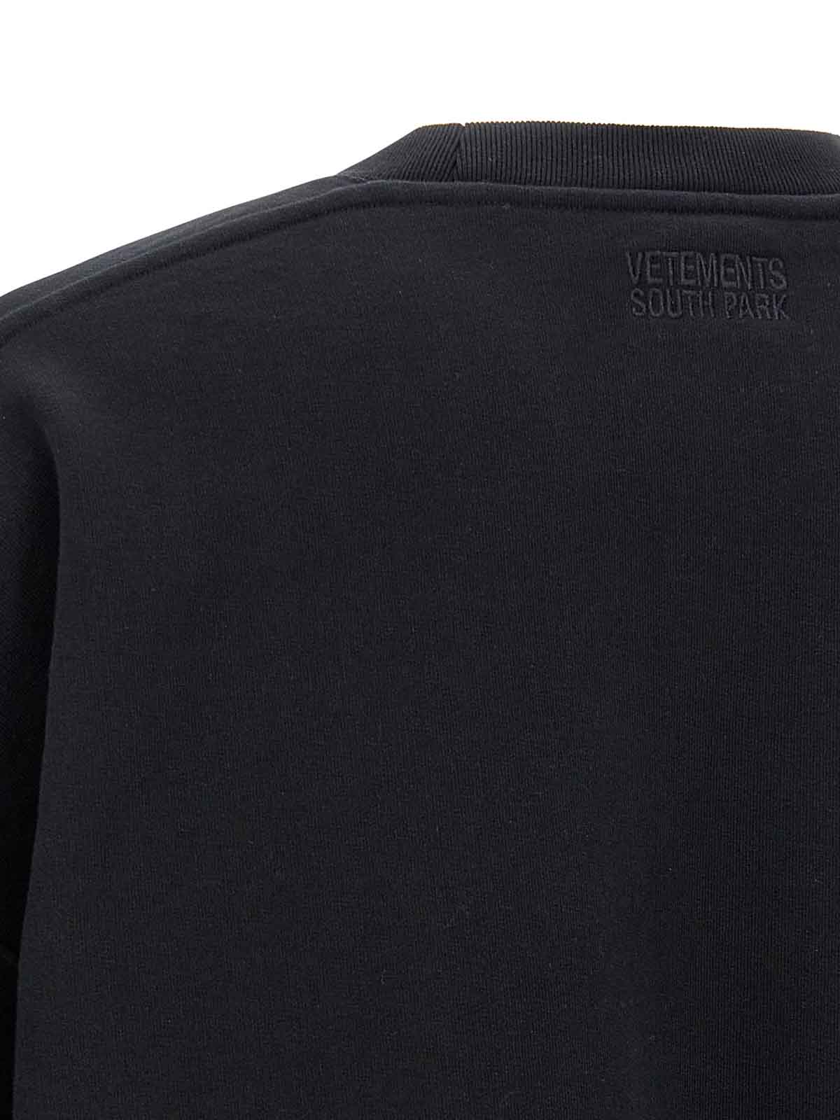 Vetements Black Runway 'south Park' Oversized Sweatshirt