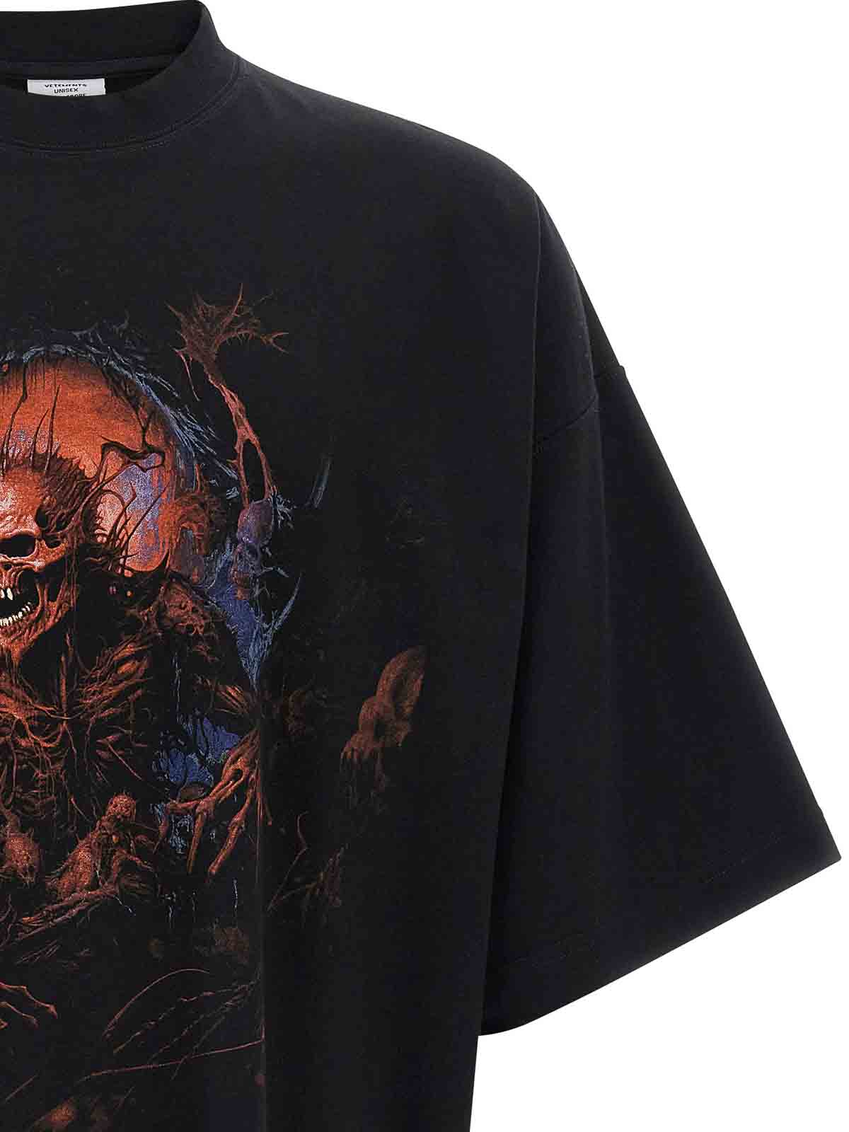 Vetements Death Metal T-Shirt - Black - Men|UA66TR640BRBLACKRED