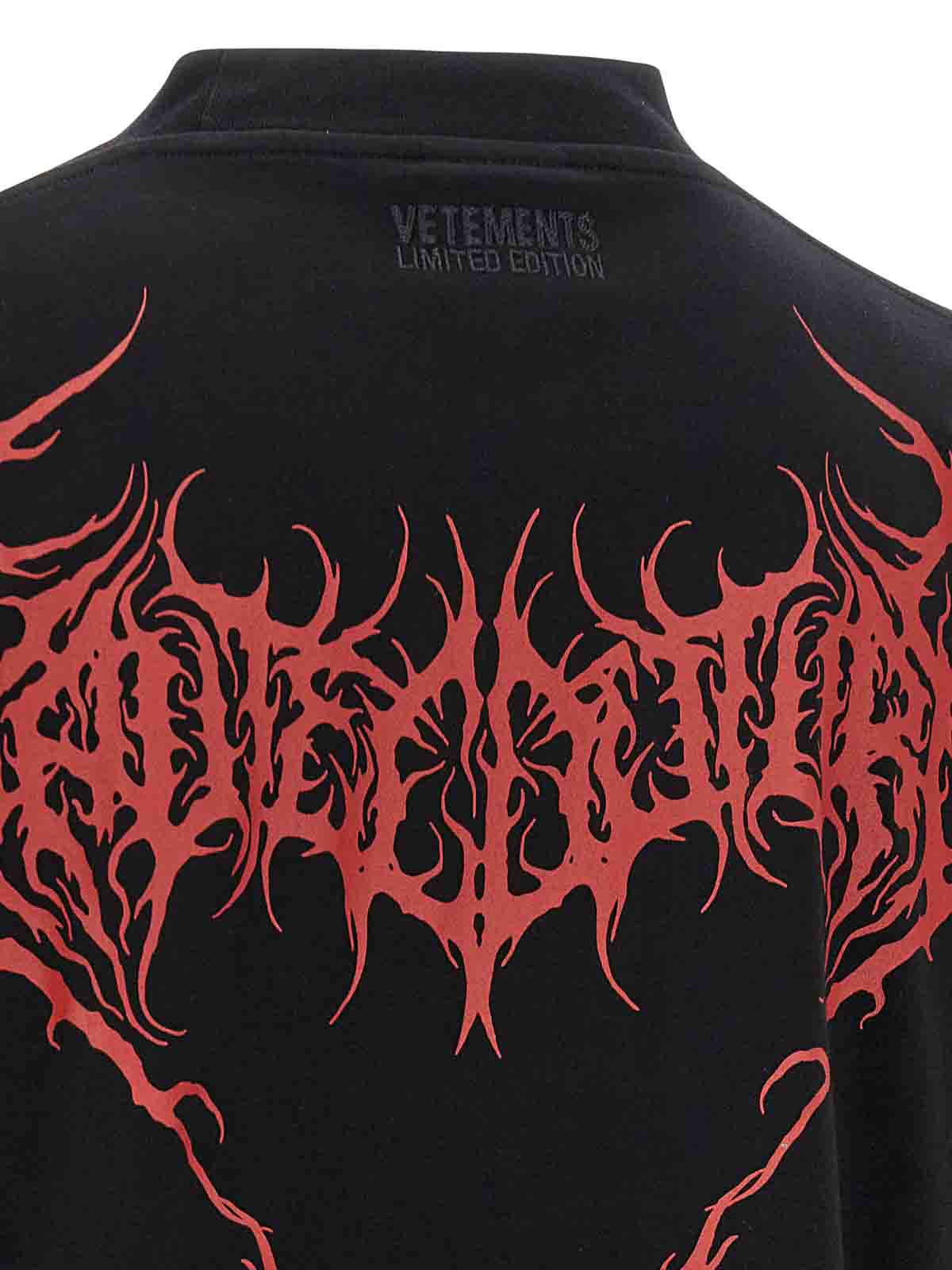 Vetements Death Metal T-Shirt - Black - Men|UA66TR640BRBLACKRED