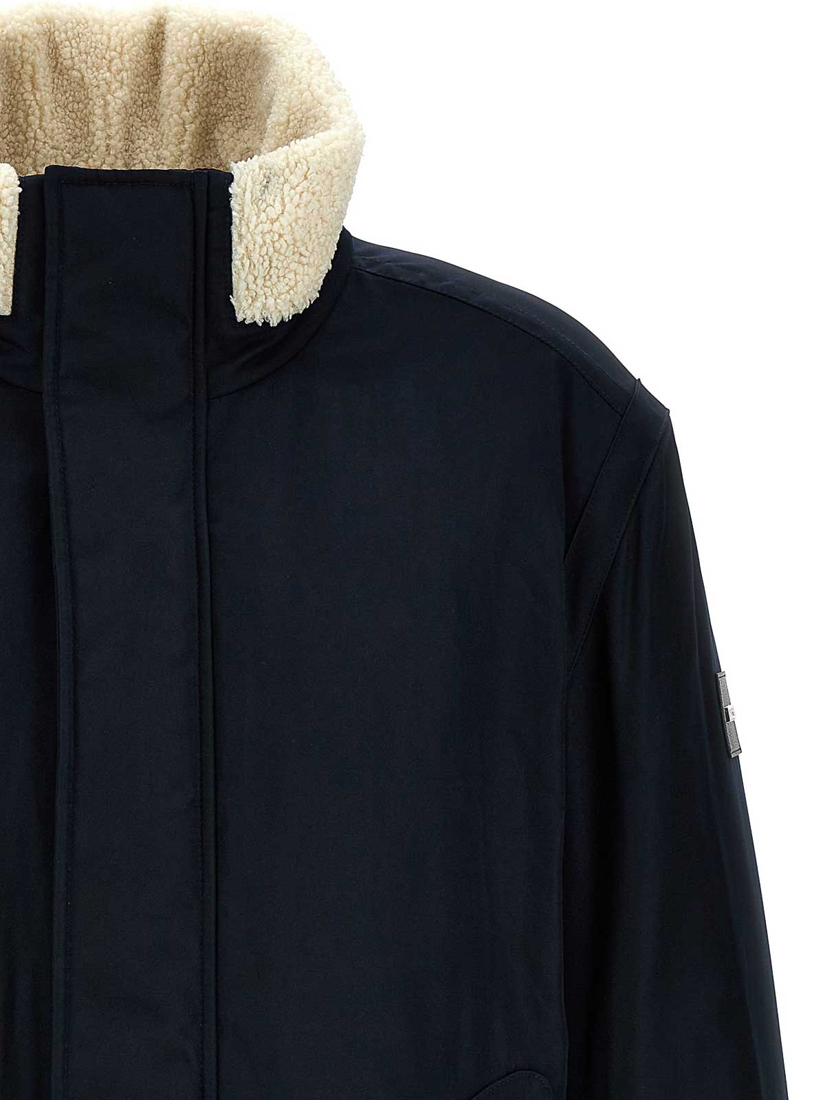Hugo Boss Navy Blue H-cemmi Jacket In Blue