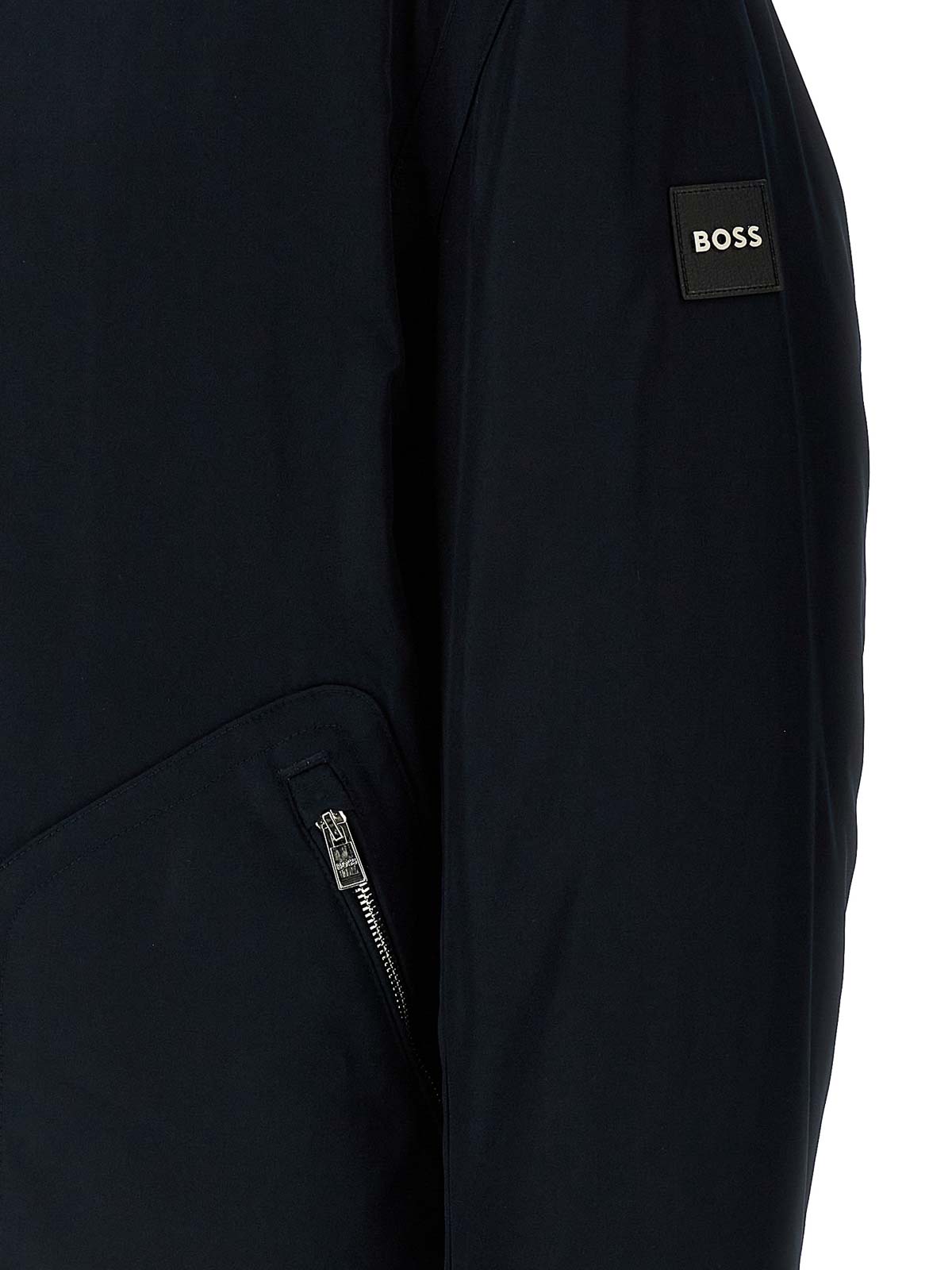 Hugo Boss Navy Blue H-cemmi Jacket In Blue
