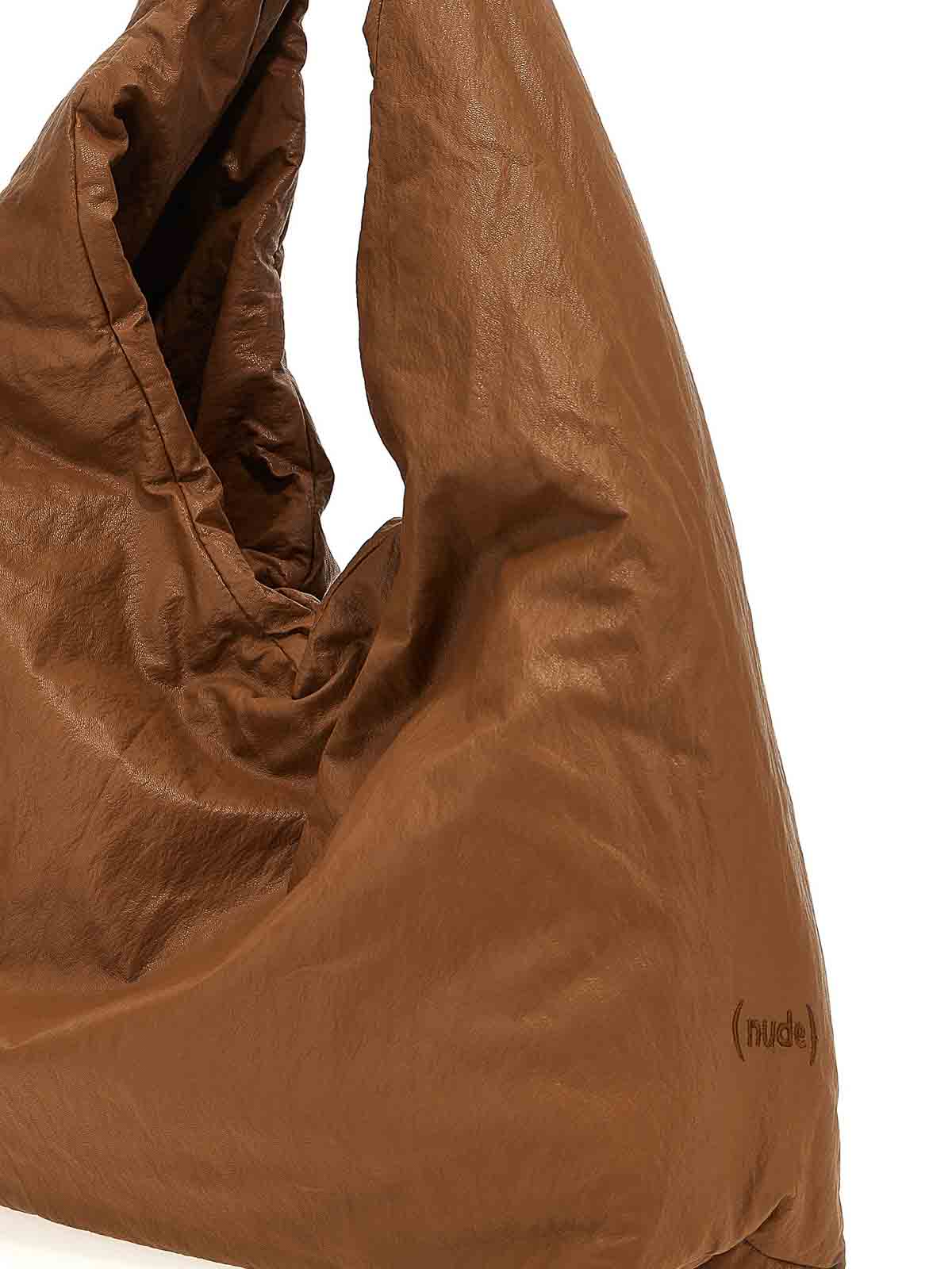 Nude Knit Hobo Shoulder Bag
