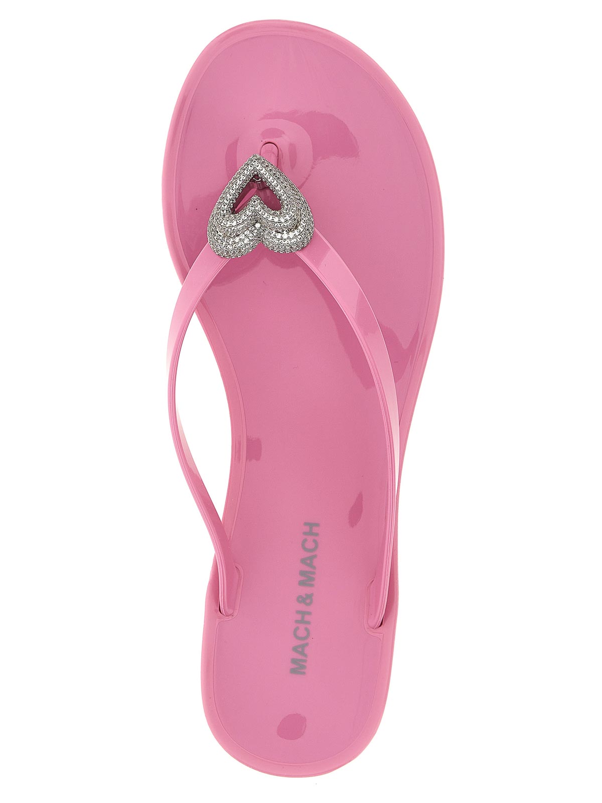 Mach&mach Mach & Mach Women Flip-flop Sandals With Double Heart