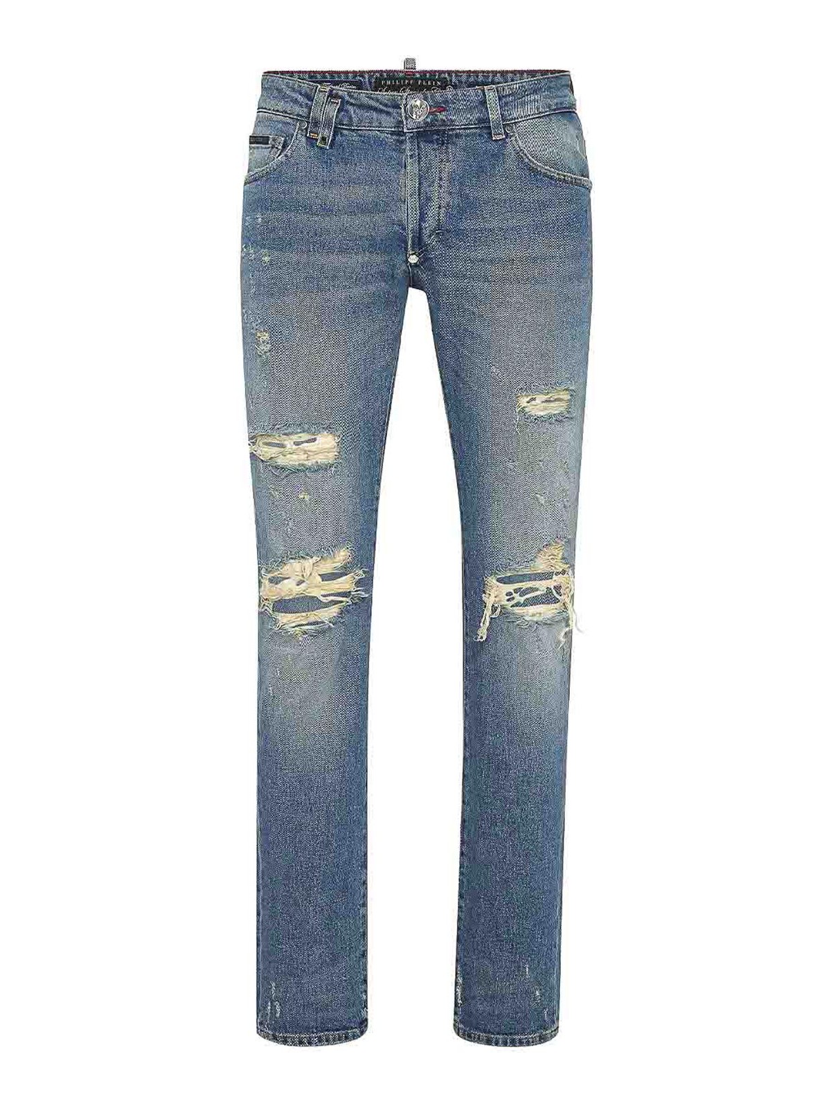 Philipp Plein Jeans Boot-cut - Lavado Medio