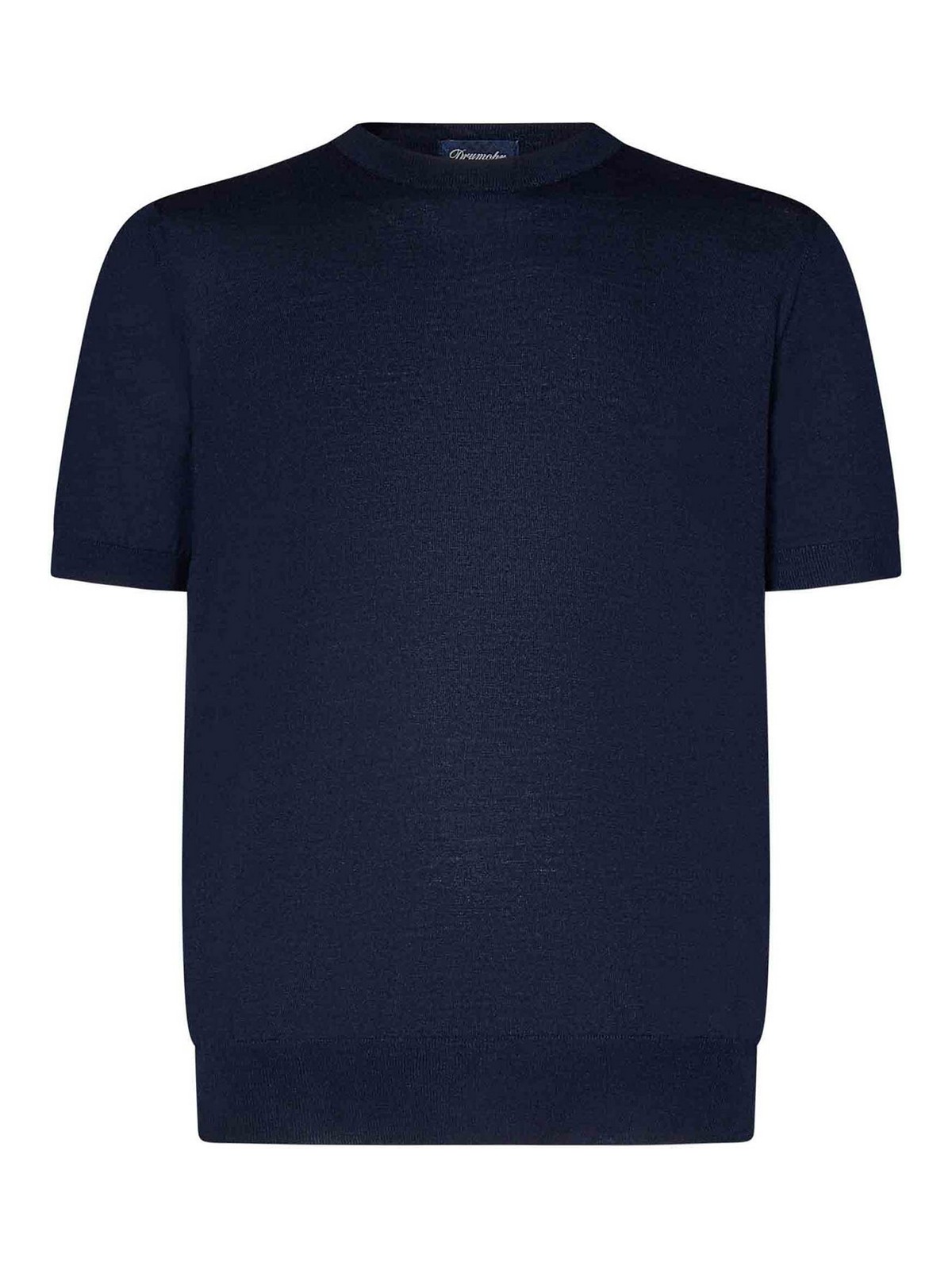 Tシャツ・カットソー DRUMOHR Men T Shirts D0KK303 790 Blue Drumohr Men's T-shirts | Simplicity and High Quality