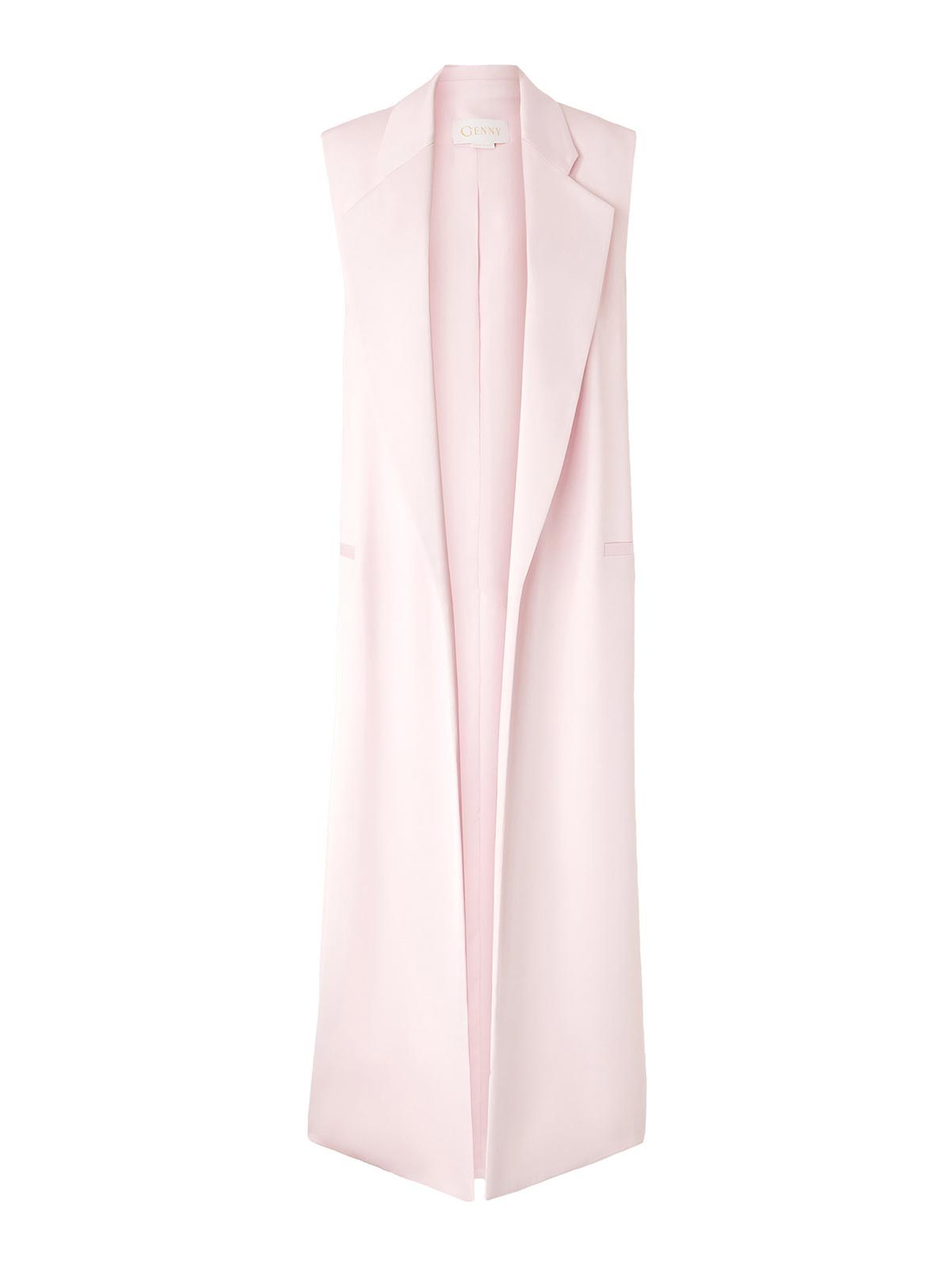 Shop Genny Chaleco - Color Carne Y Neutral