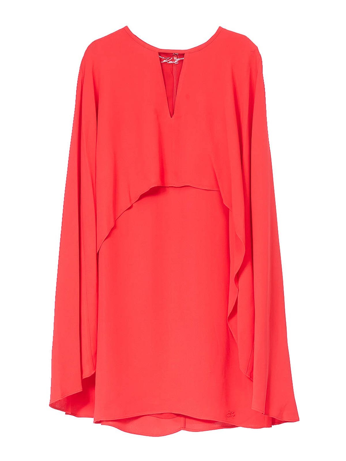 Karl Lagerfeld Vestido Corto - Rojo