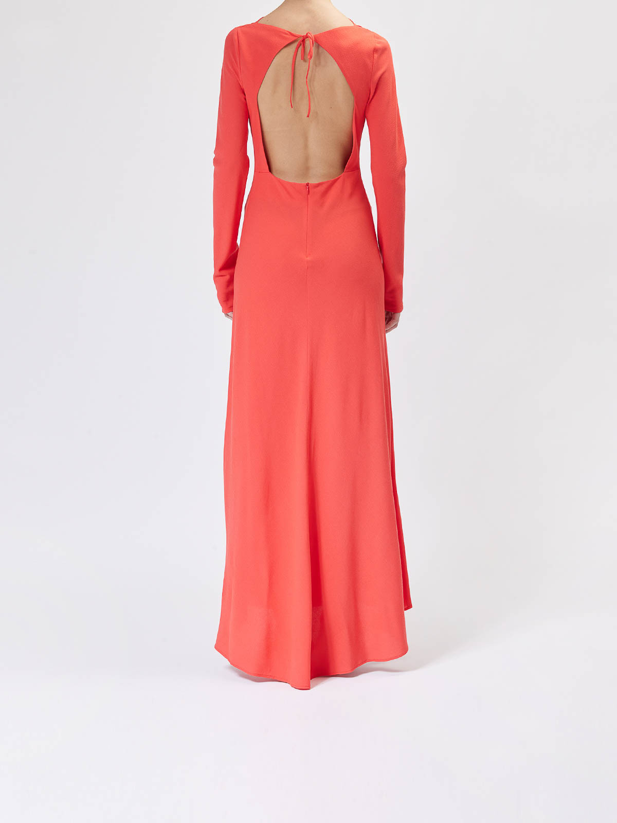 Shop Moschino Jeans Long Crack Dress