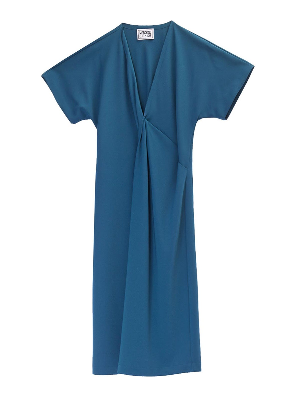 Moschino Jeans Vestido Midi - Dorado