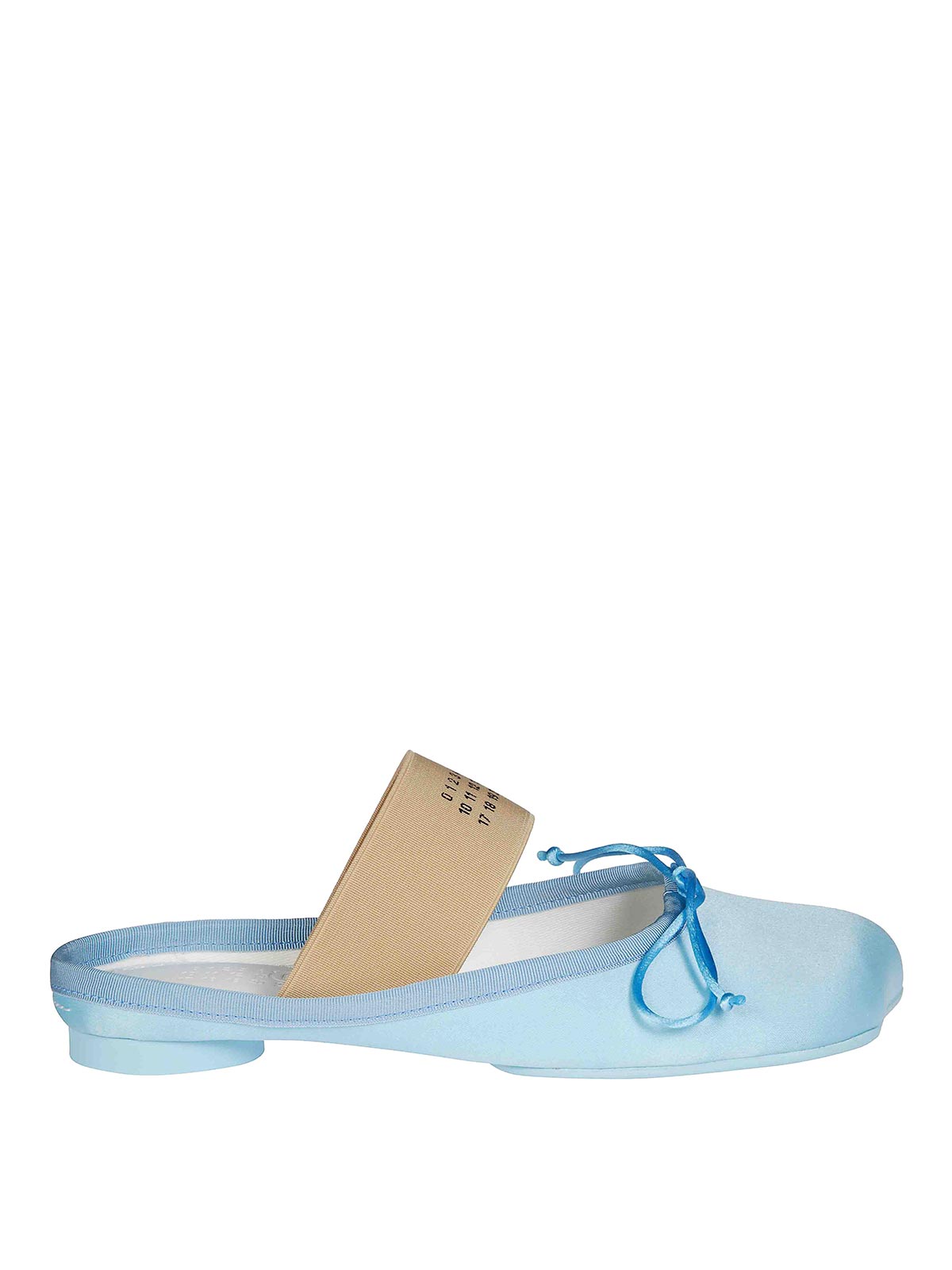 Shop Mm6 Maison Margiela Band Detailed Flats