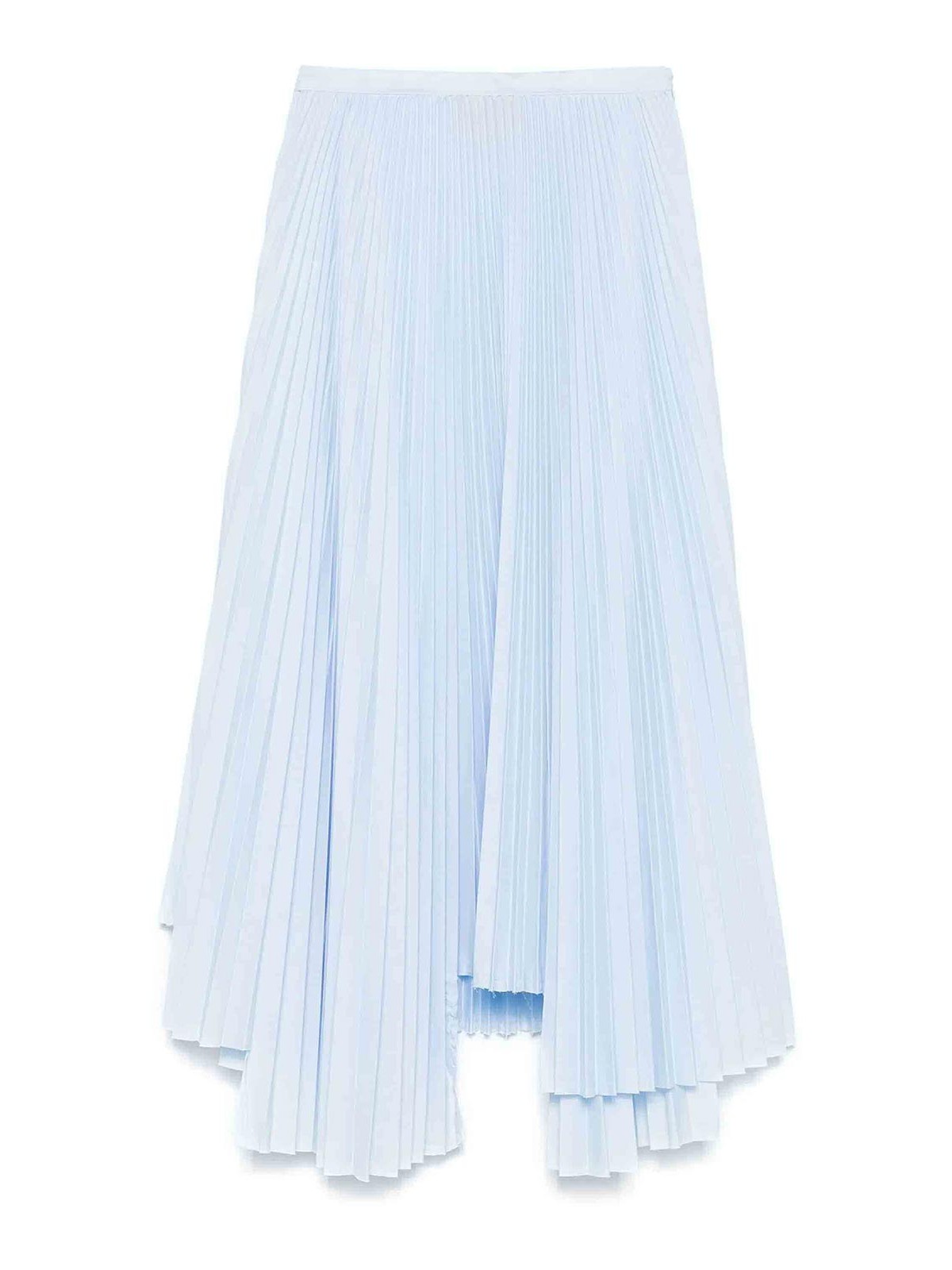 Plan C Asymmetrical Pliss Skirt